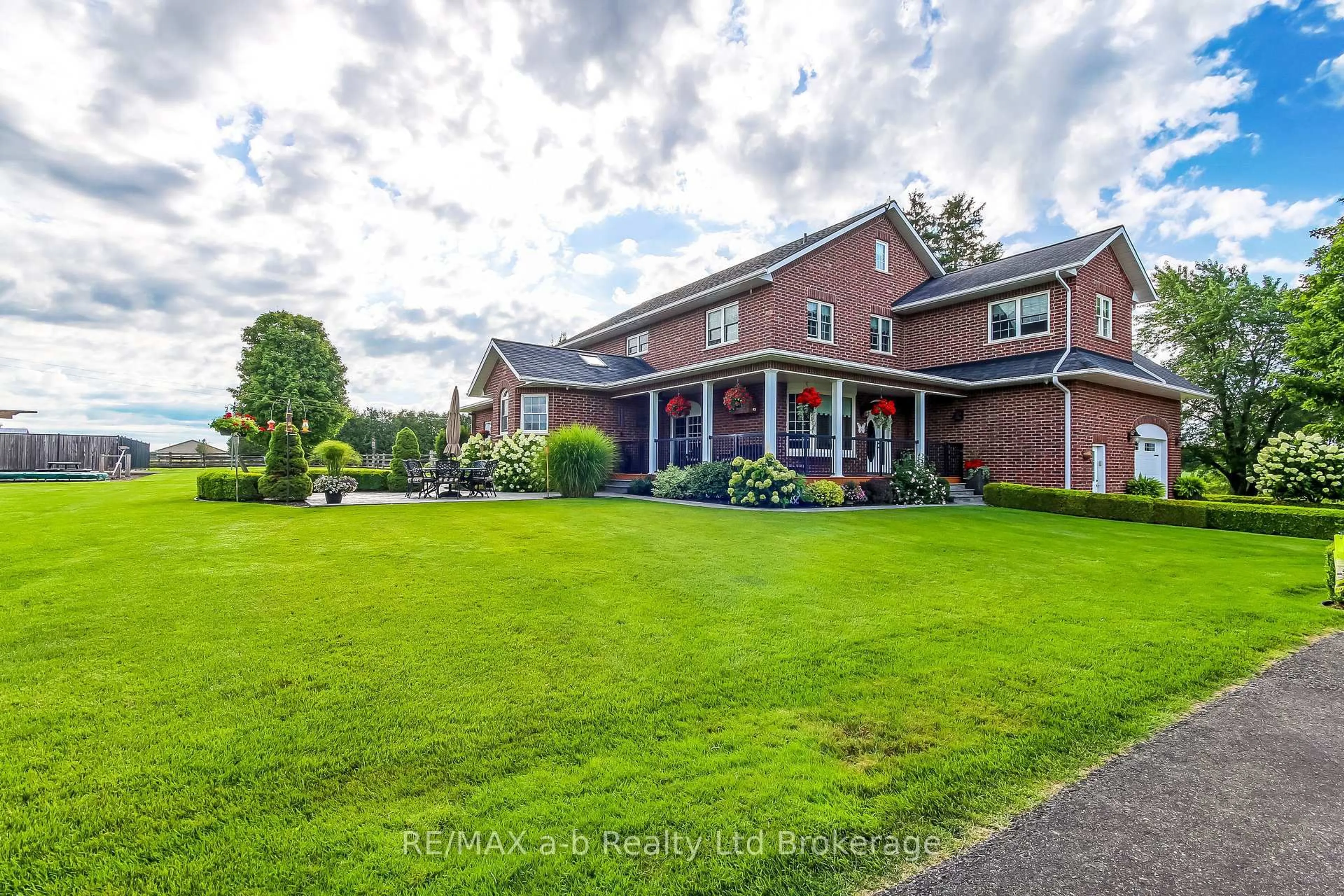 A pic from outside/outdoor area/front of a property/back of a property/a pic from drone, unknown for 324879 Norwich Rd, Norwich Ontario N0J 1P0