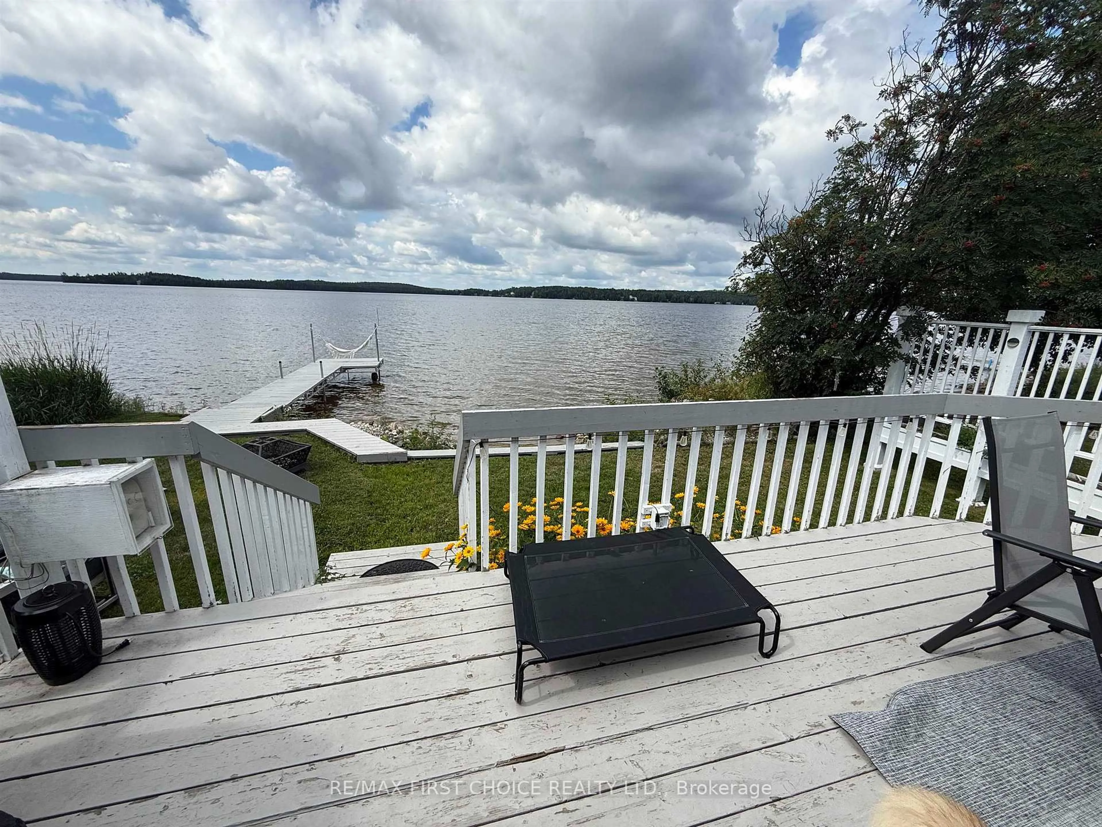 Patio, water/lake/river/ocean view for 144 Lakeshore Dr, Ignace Ontario P0T 1T0