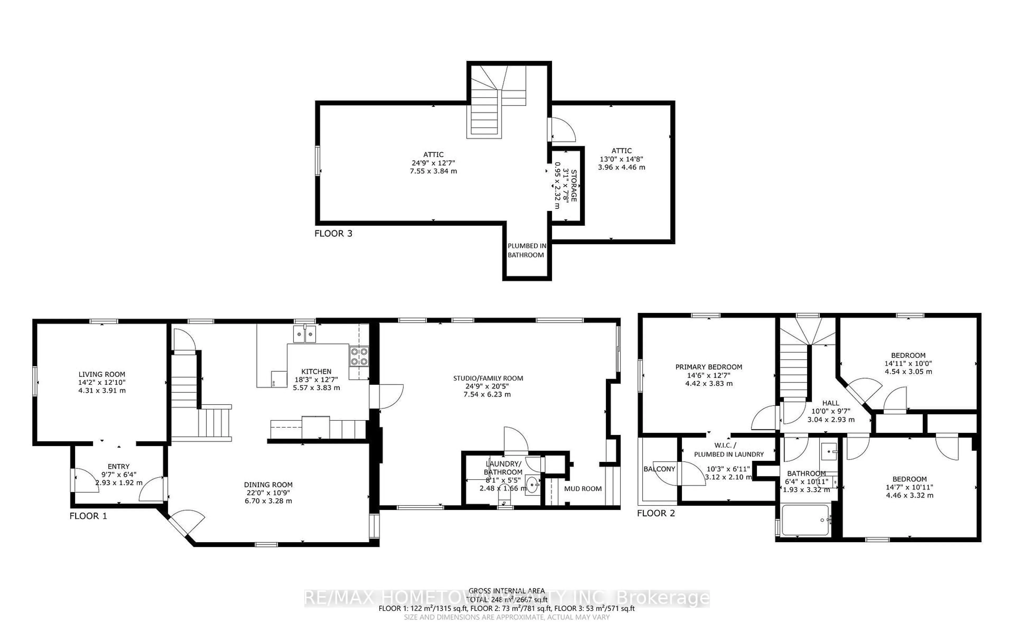 Floor plan for 9 Quabbin Rd, Front of Yonge Ontario K0E 1R0