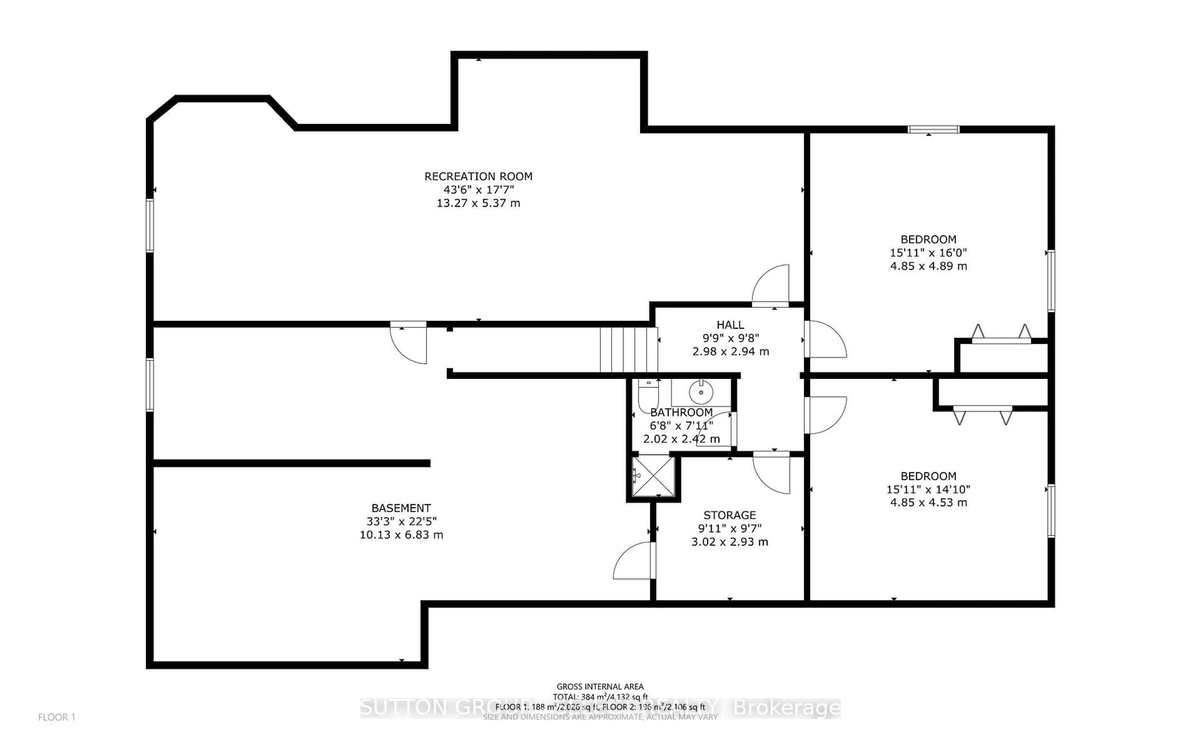Floor plan for 34 Pine Ridge Dr, London North Ontario N5X 3G8