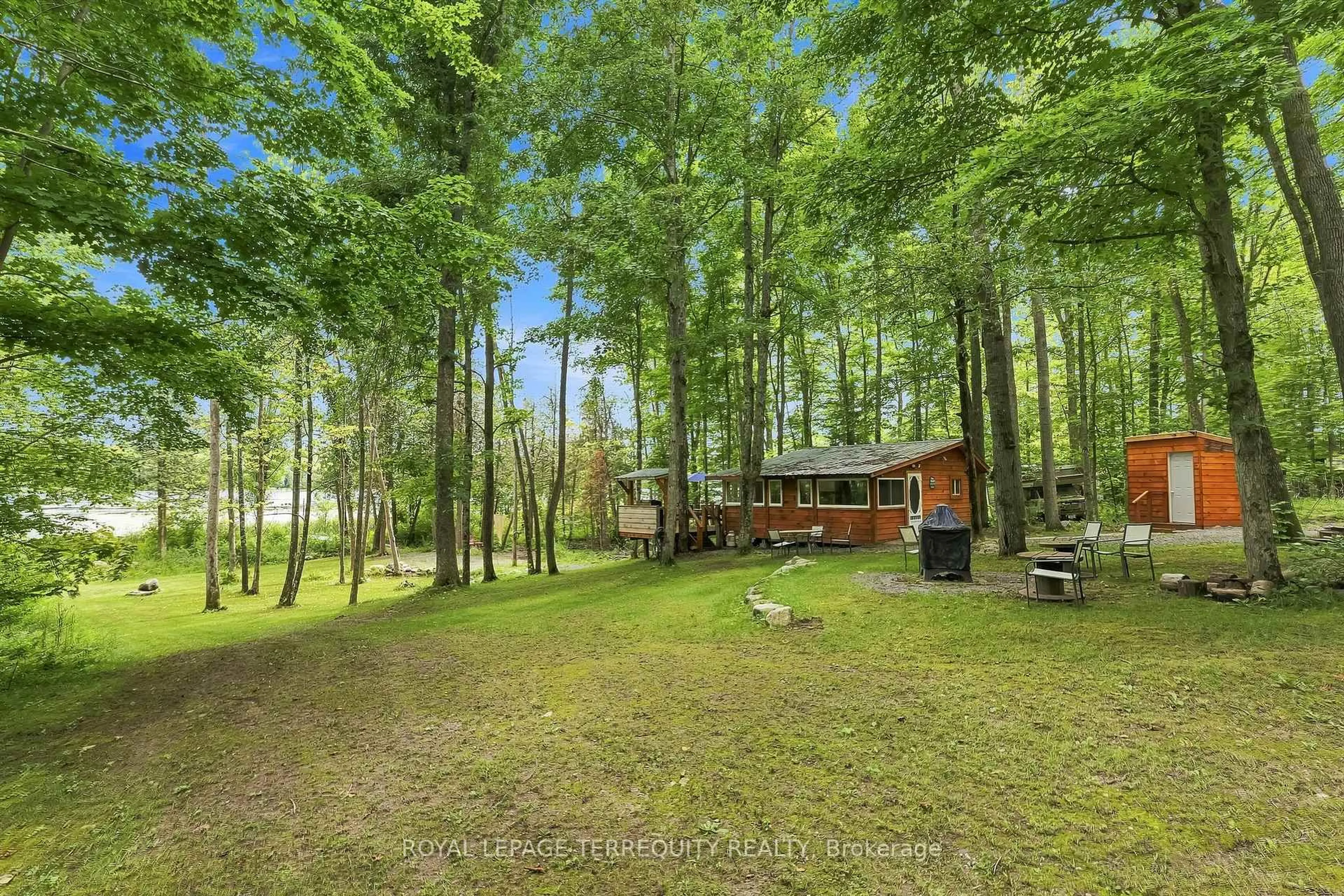 A pic from outside/outdoor area/front of a property/back of a property/a pic from drone, forest/trees view for 299 Swinburne Lane, Limoges Ontario K0K 2M0