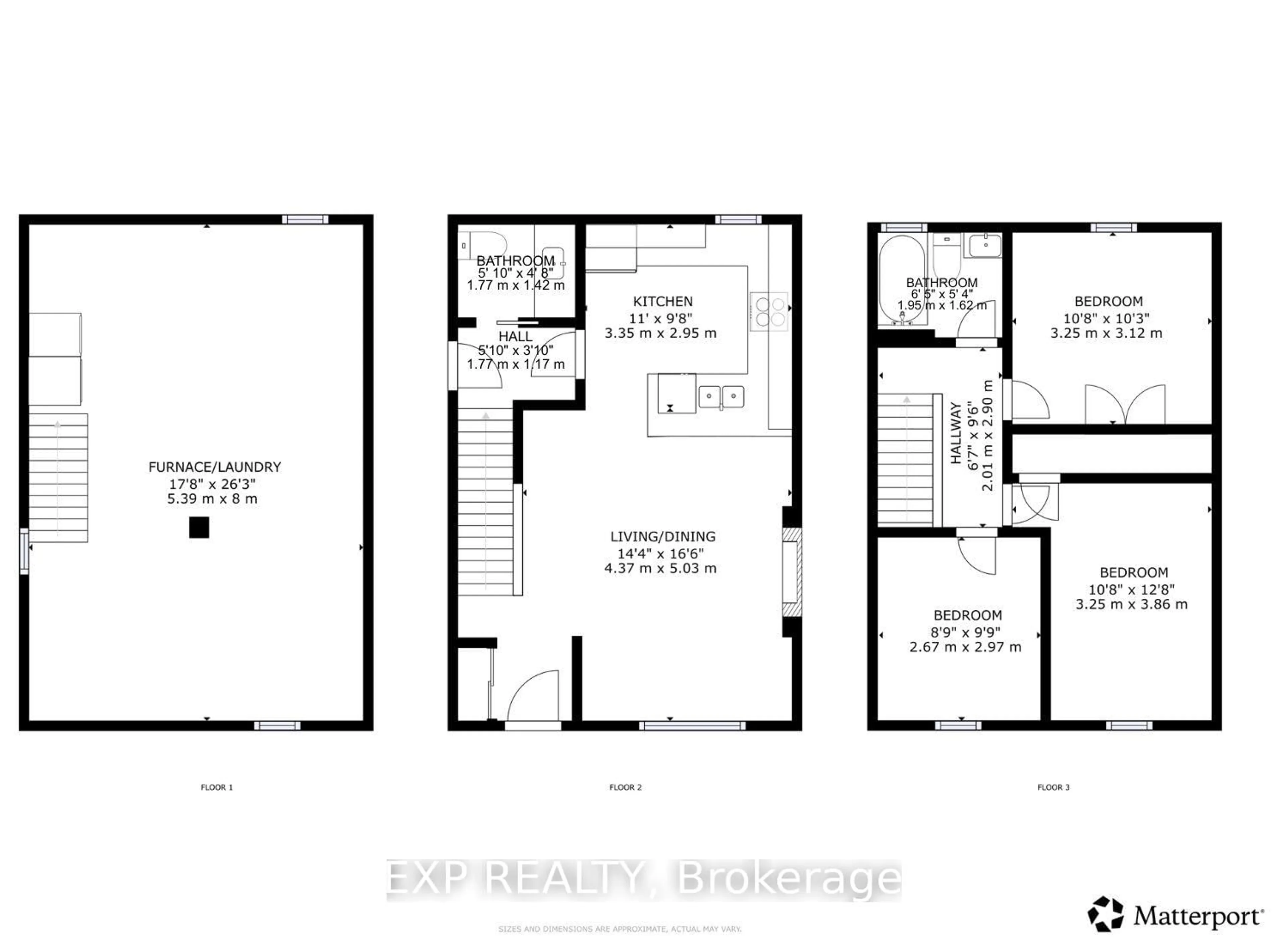 Floor plan for 5 Newlands Ave, Hamilton Ontario L8H 2T4