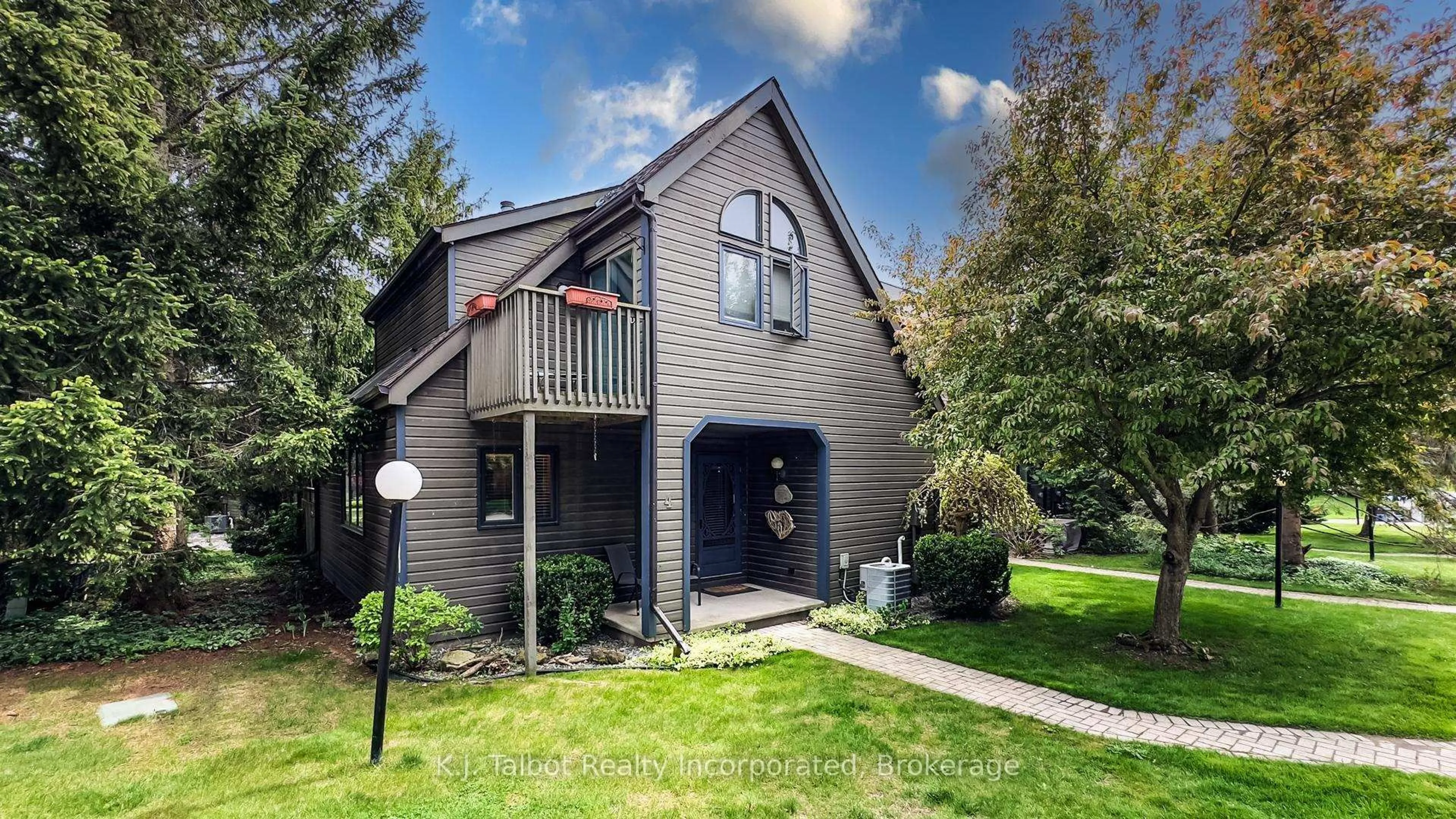 Home with vinyl exterior material, street for 76582 Jowett's Grove Rd #Unit 4, Bluewater Ontario N0M 1G0