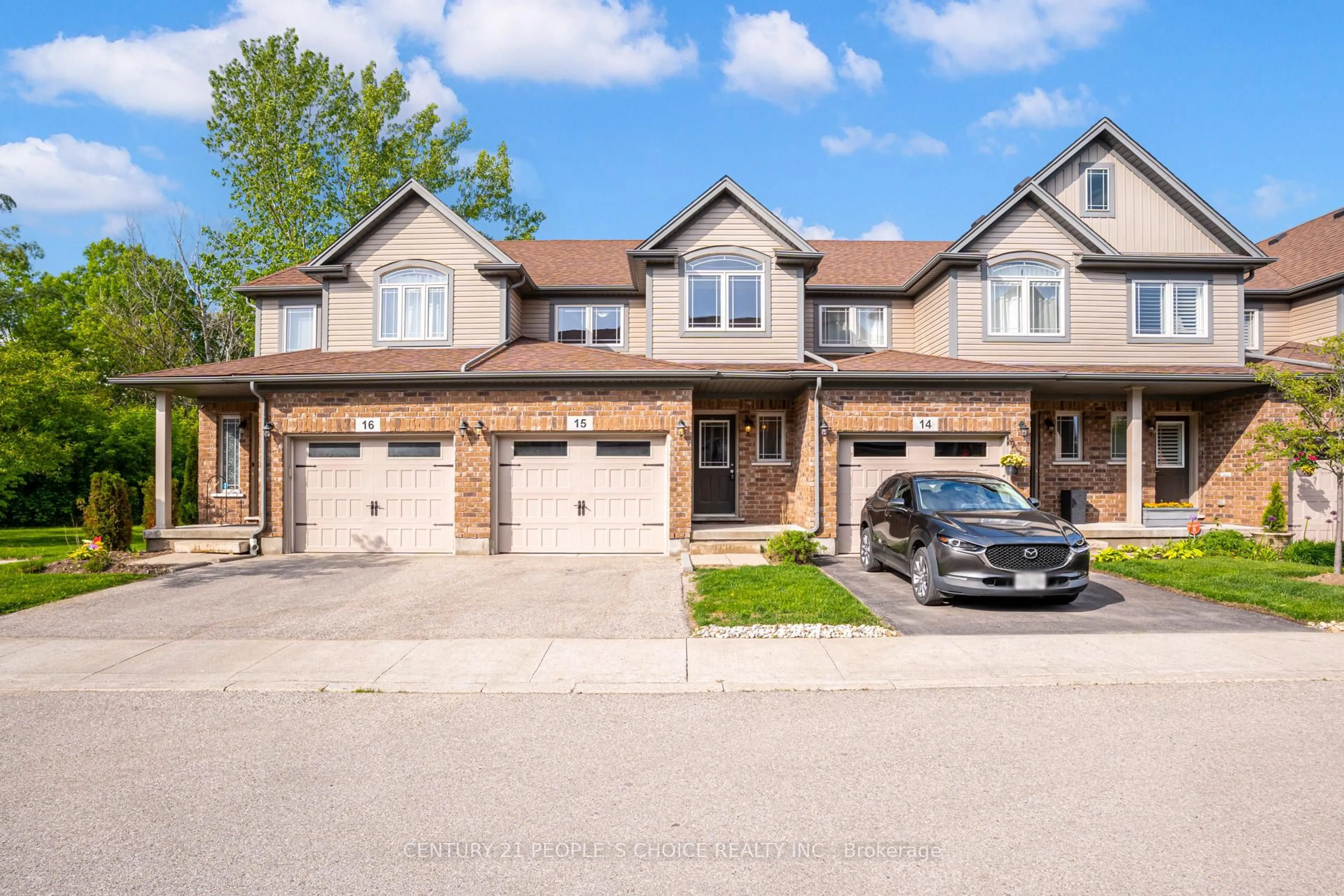 Home with brick exterior material, street for 66 Eastview Rd #15, Guelph Ontario N1E 0N1