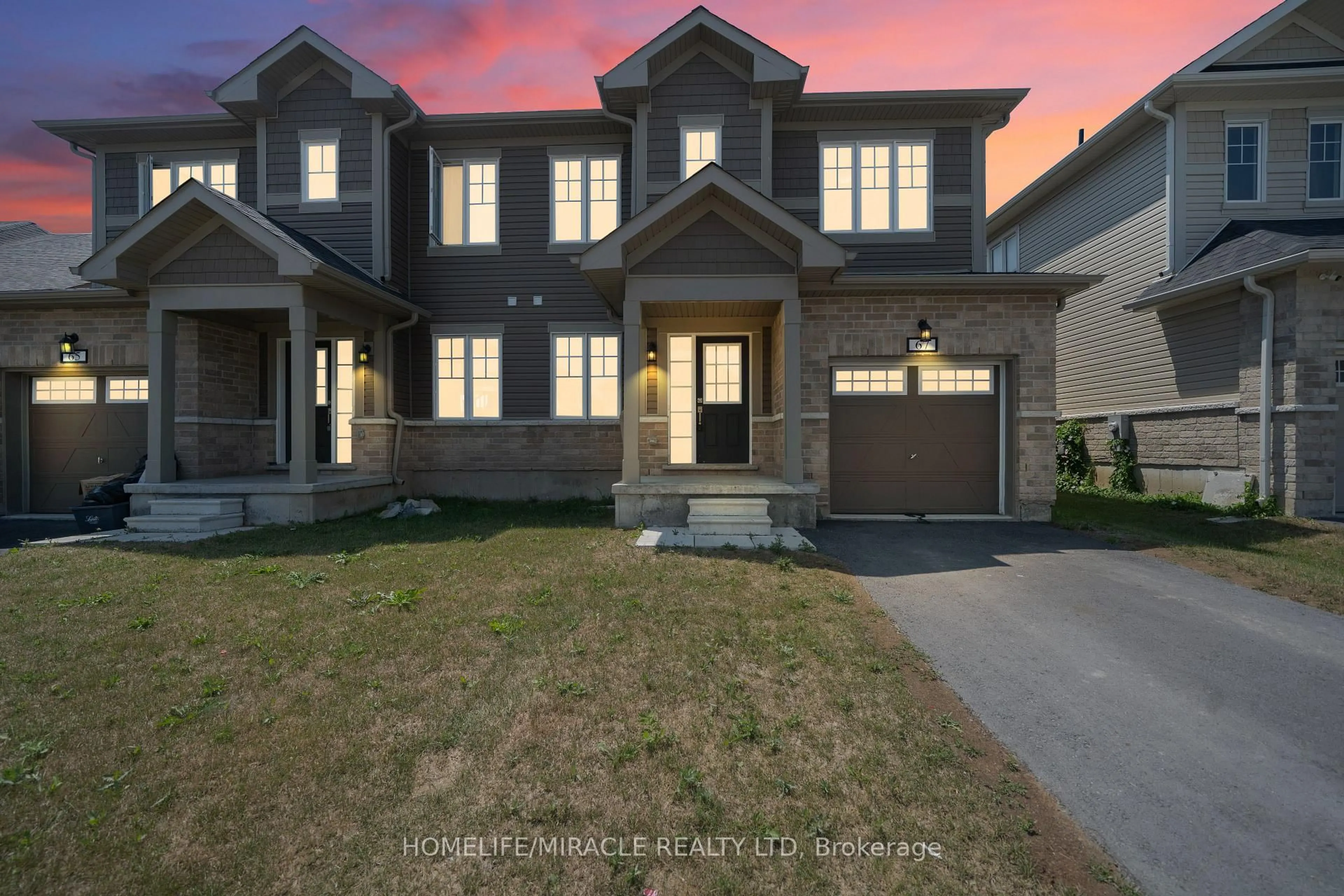 Home with brick exterior material, street for 67 Oakmont Dr, Bath Ontario K0H 1G0
