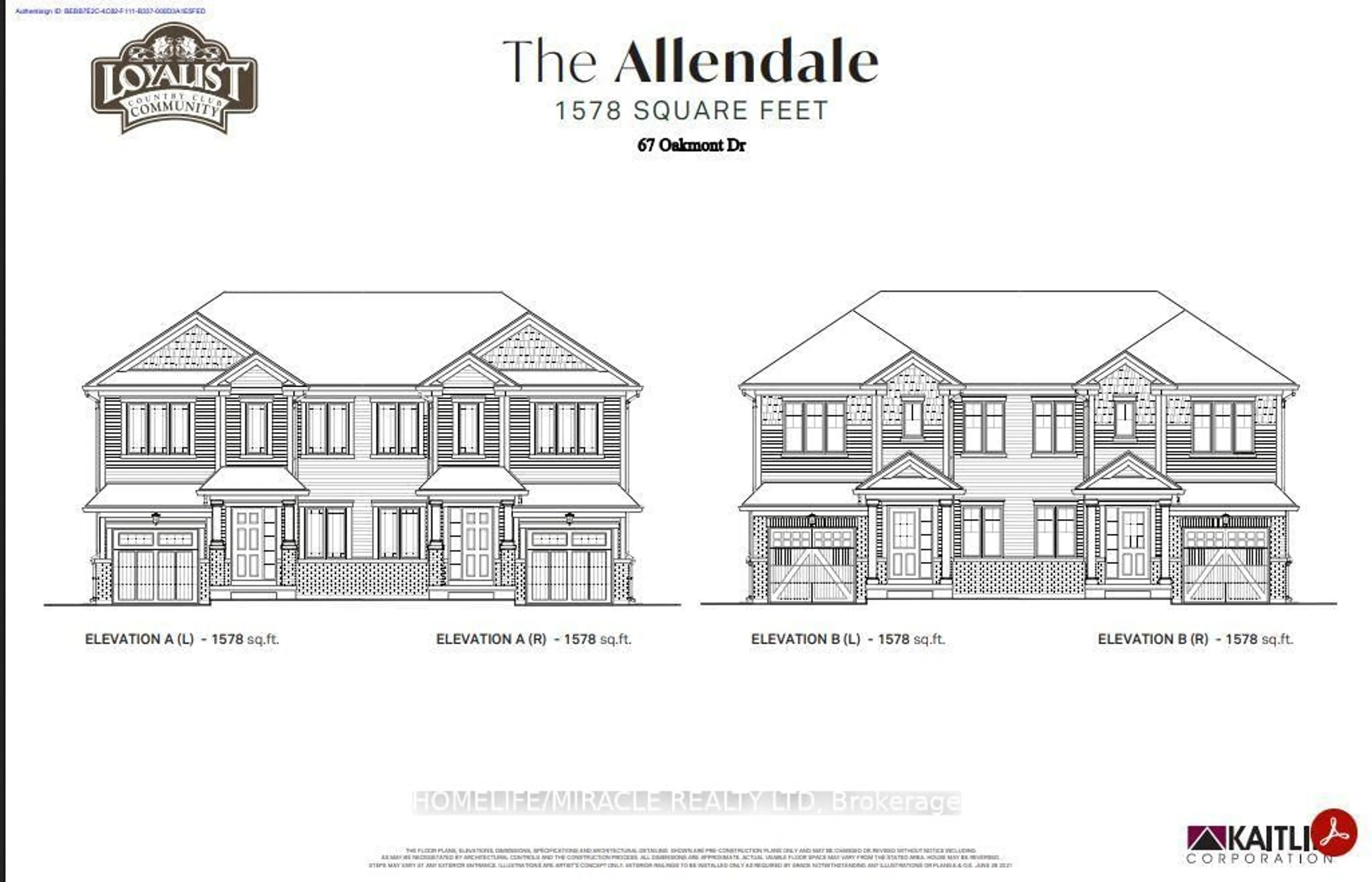 Floor plan for 67 Oakmont Dr, Bath Ontario K0H 1G0