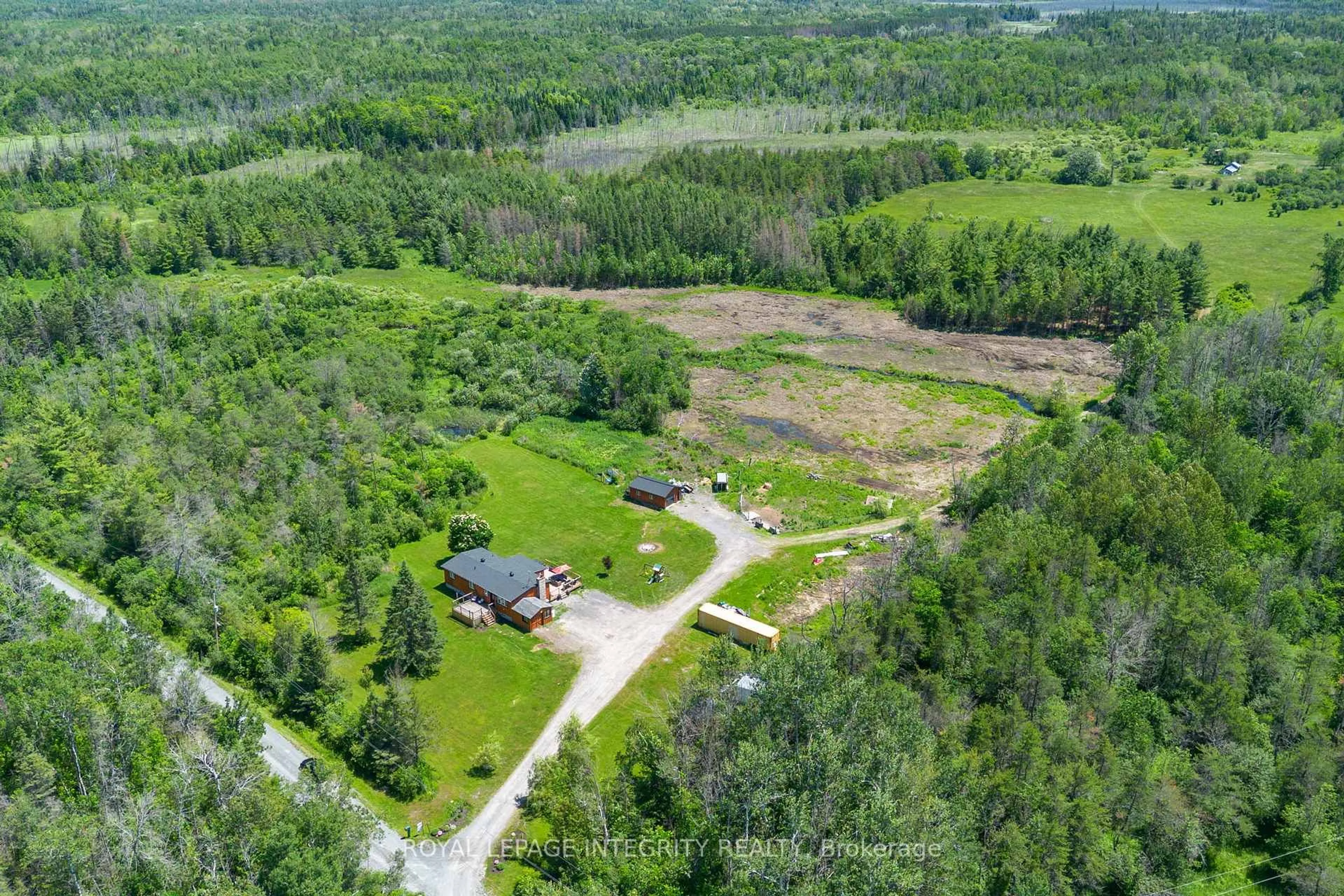 A pic from outside/outdoor area/front of a property/back of a property/a pic from drone, forest/trees view for 4228 O'Neil Rd, Ashton Ontario K0A 1B0