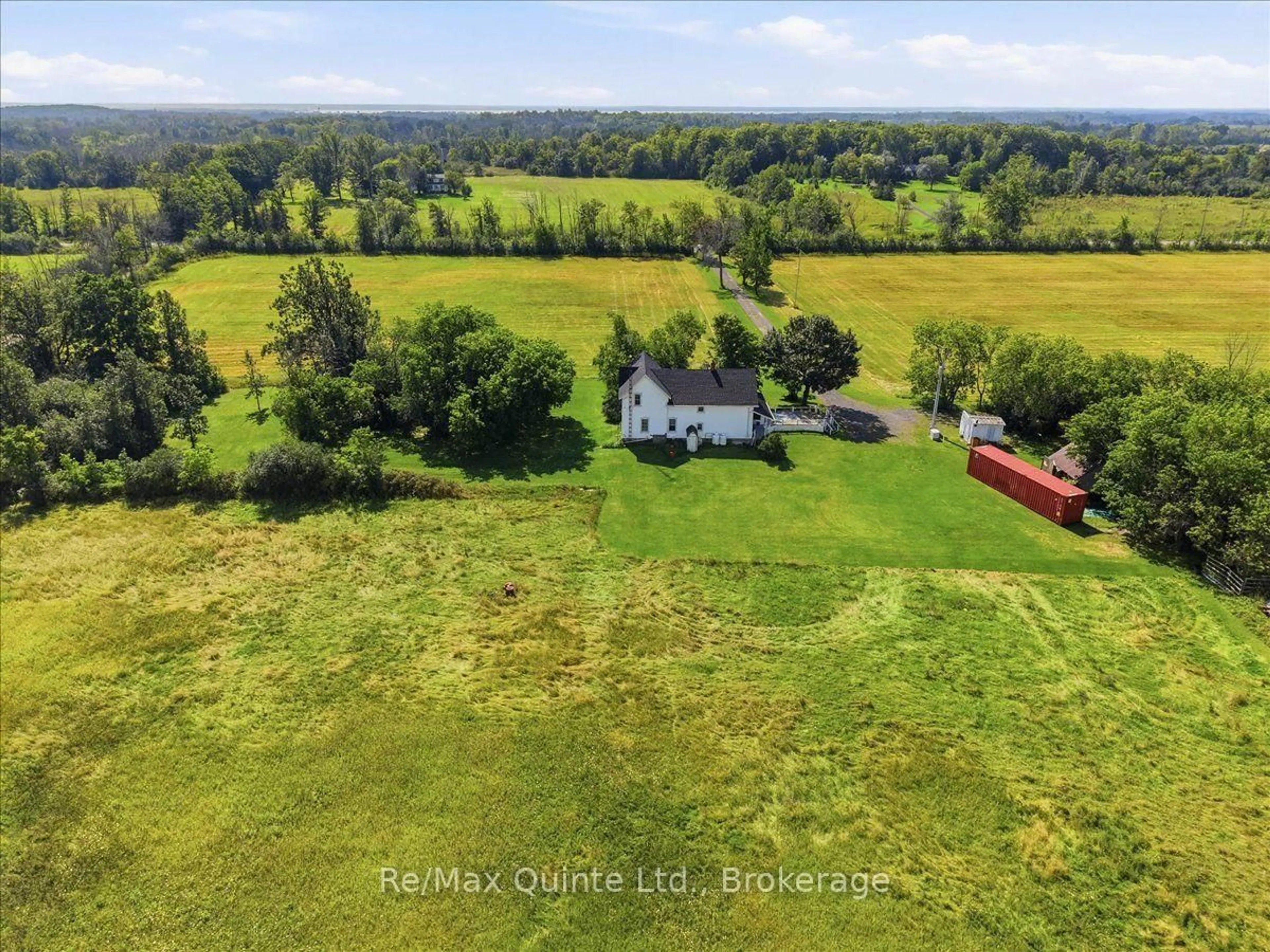 A pic from outside/outdoor area/front of a property/back of a property/a pic from drone, water/lake/river/ocean view for 139 Lazier Rd, Tyendinaga Ontario K8N 4Z6