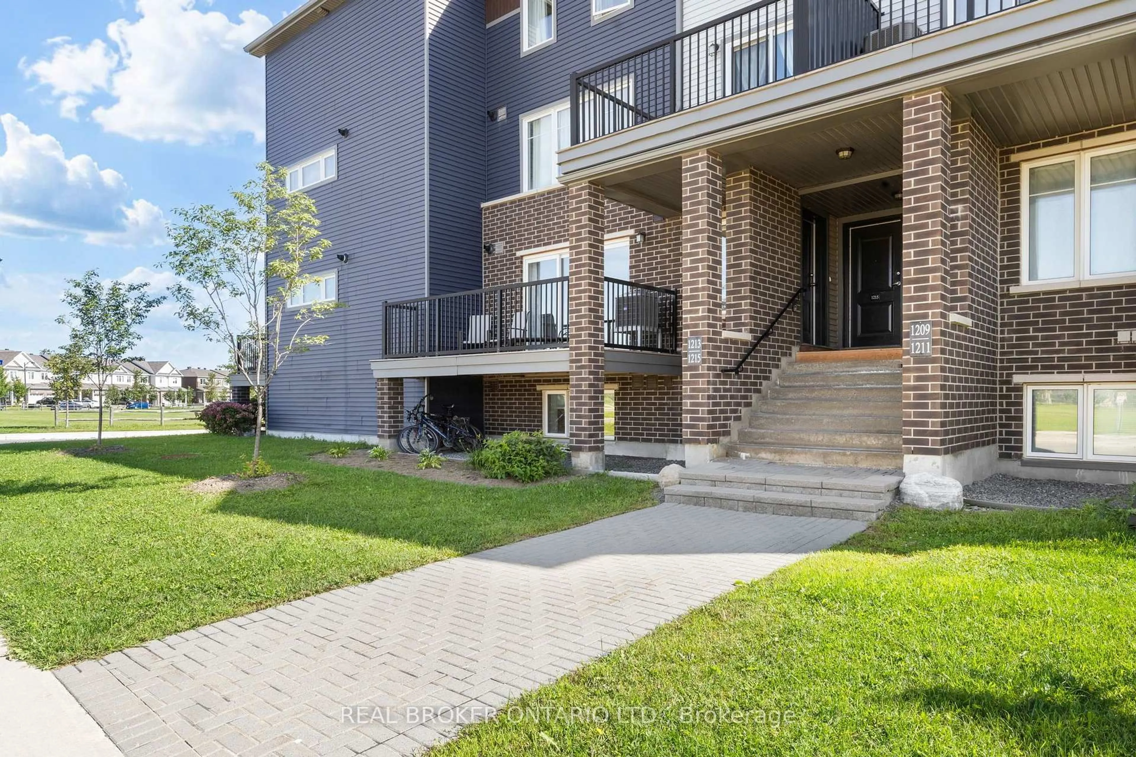 Patio, street for 1213 Chapman Mills Dr #2, Ottawa Ontario K2J 6R5