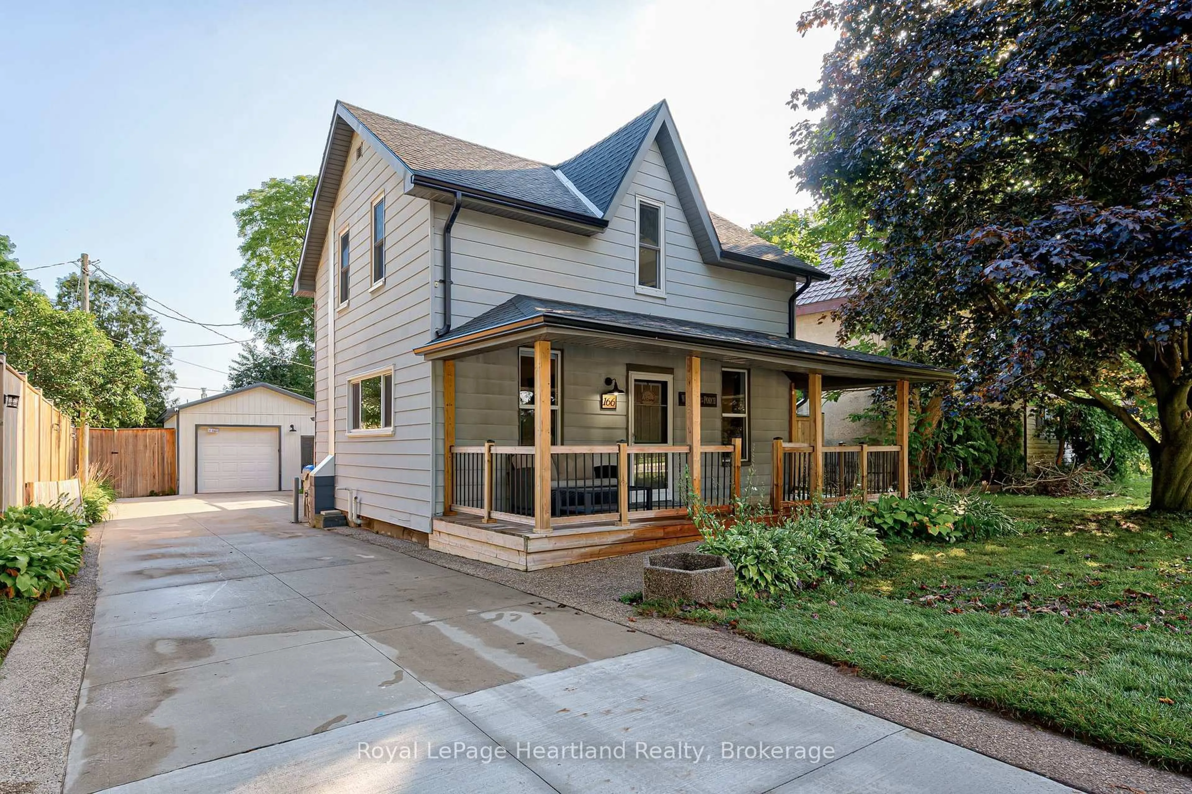 Home with vinyl exterior material, street for 166 Goderich St, Huron East Ontario N0K 1W0