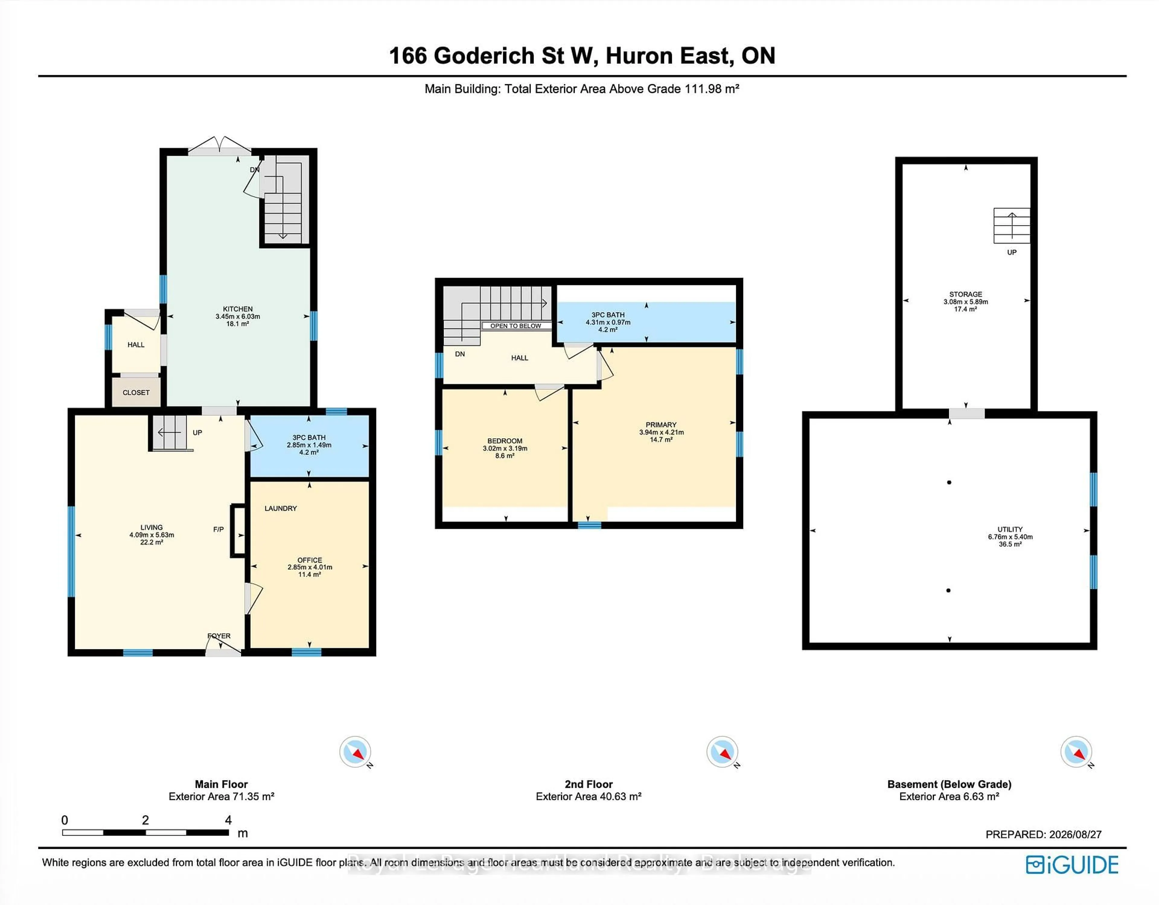 Floor plan for 166 Goderich St, Huron East Ontario N0K 1W0