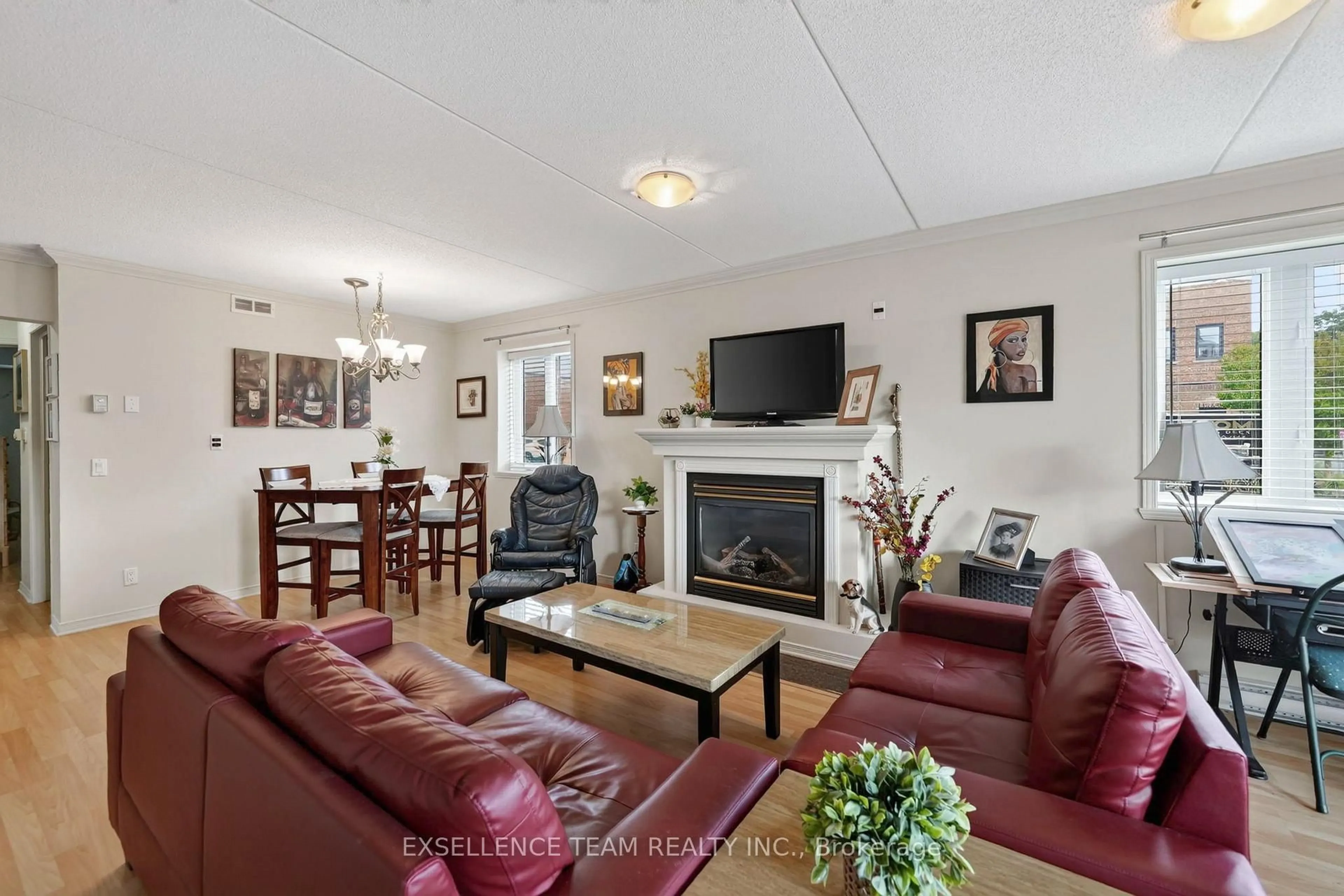 Living room with furniture, unknown for 11 First St #1, Cornwall Ontario K6J 1B8