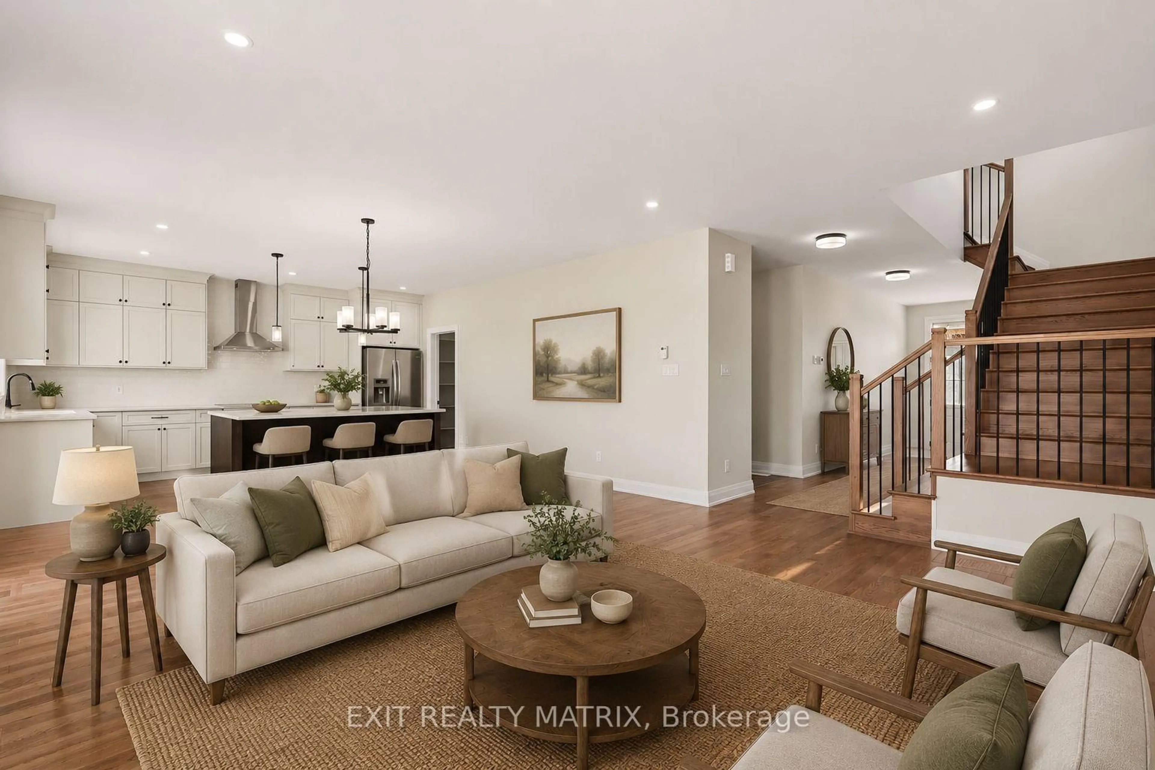 Living room with furniture, ceramic/tile floor for 263 Sam Ave, Russell Ontario K0A 1W0