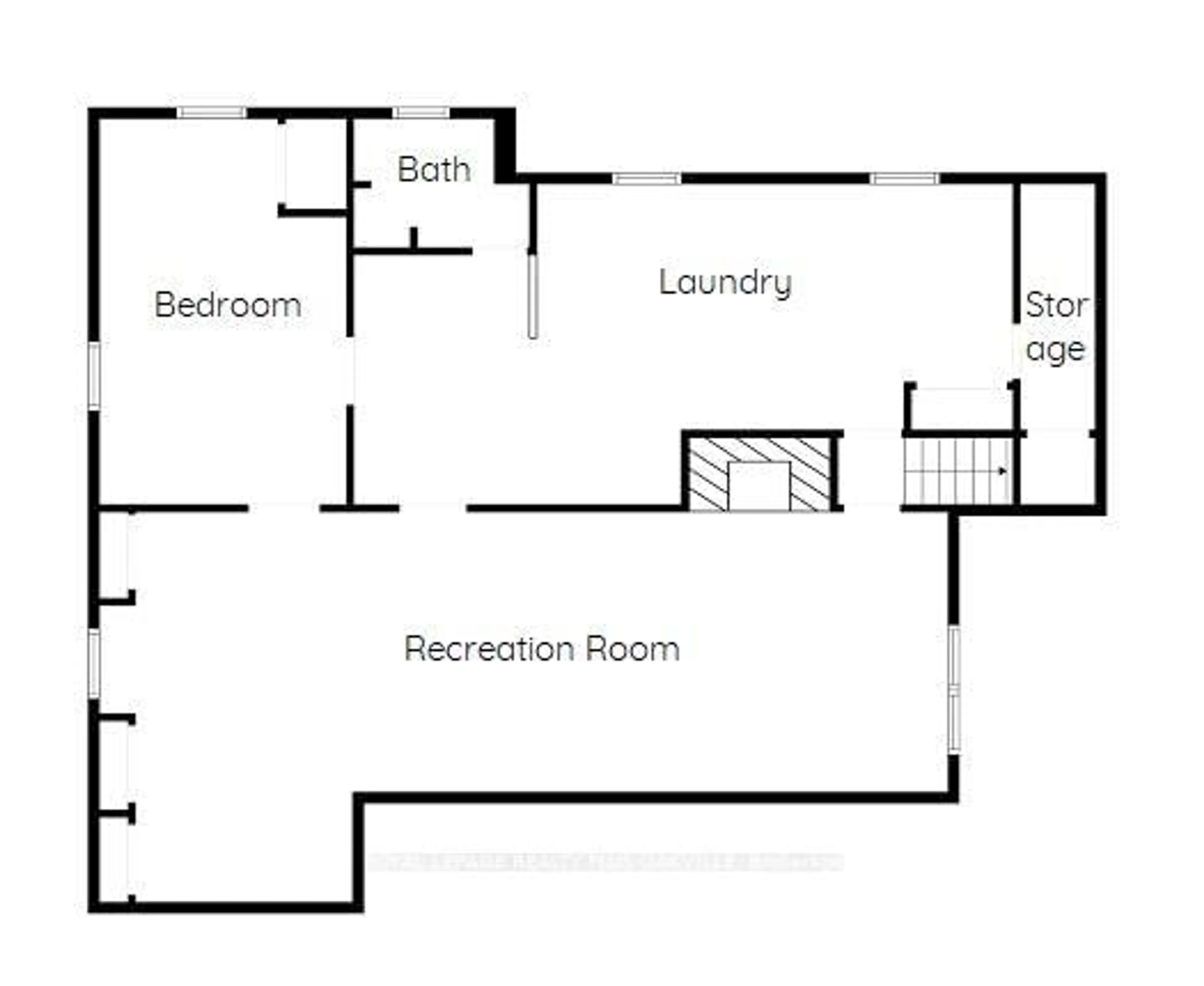 Floor plan for 298 Pottruff Rd, Hamilton Ontario L8H 2M4