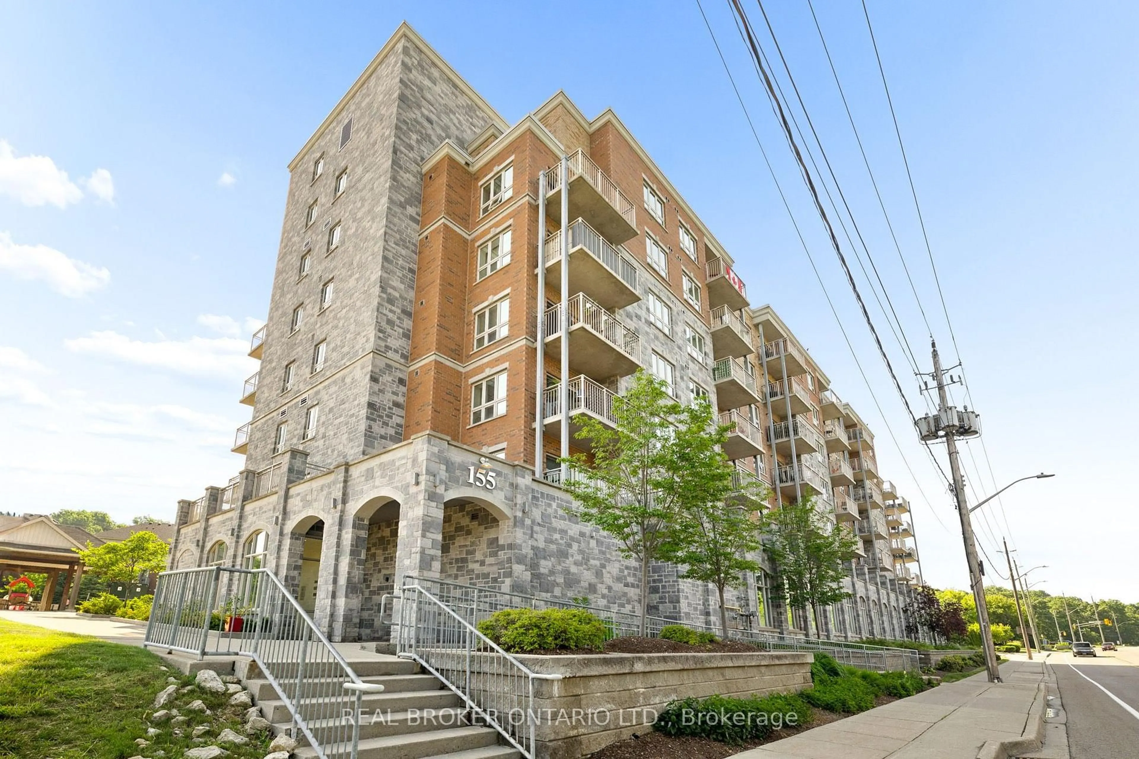 Patio, building for 155 Water St #211, Cambridge Ontario N1R 3E3