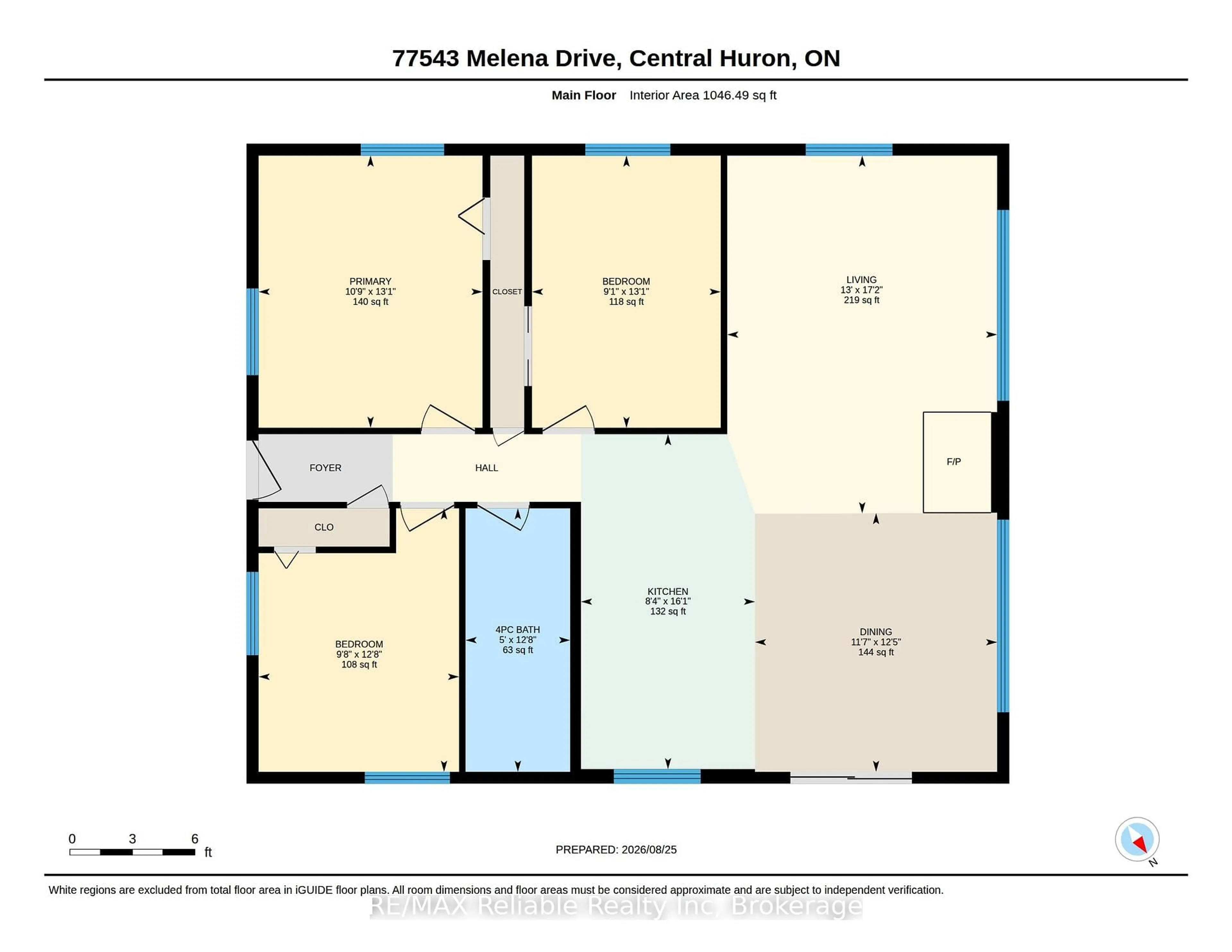 Floor plan for 77543 Melena Dr, Central Huron Ontario N0M 1G0