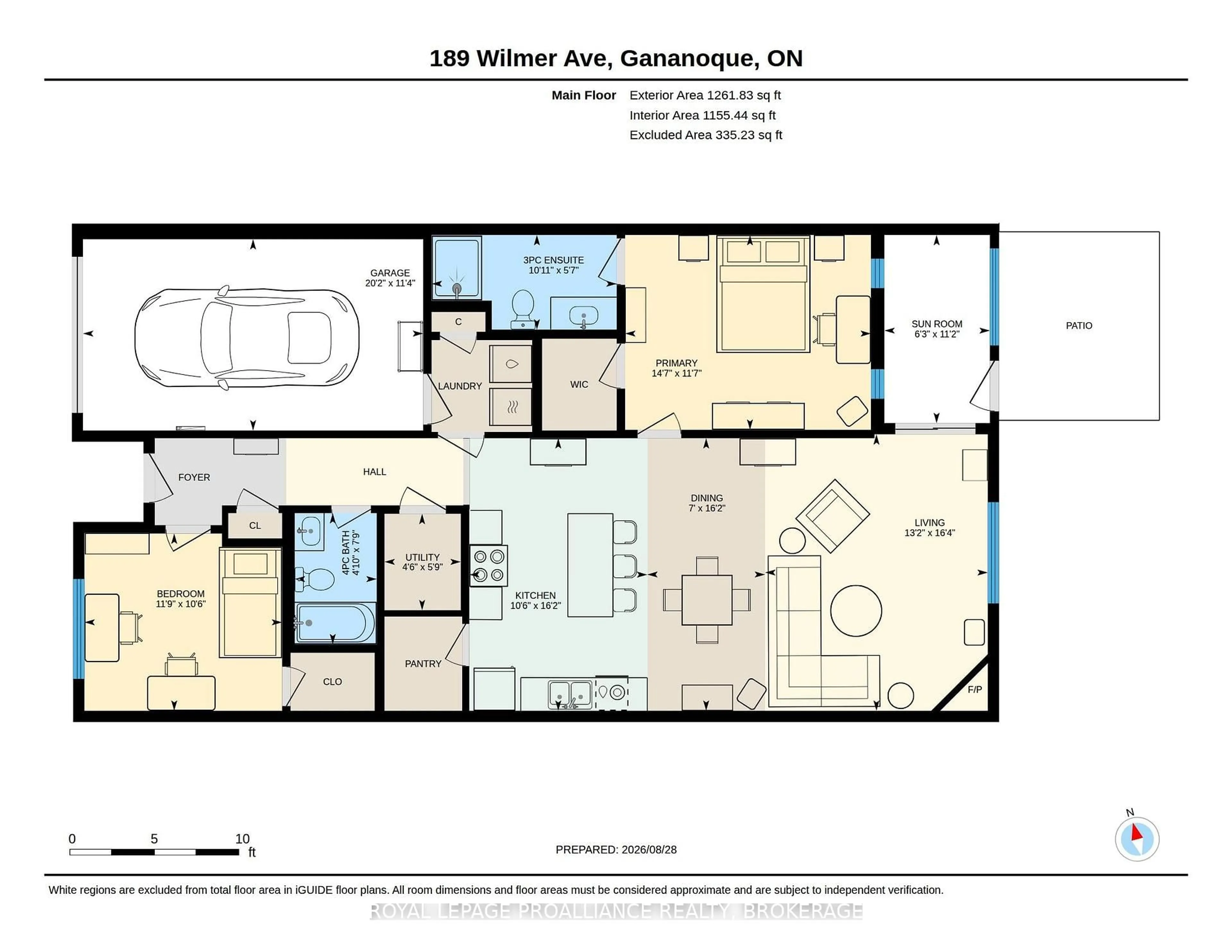 Floor plan for 189 Wilmer Ave, Gananoque Ontario K7G 3C3
