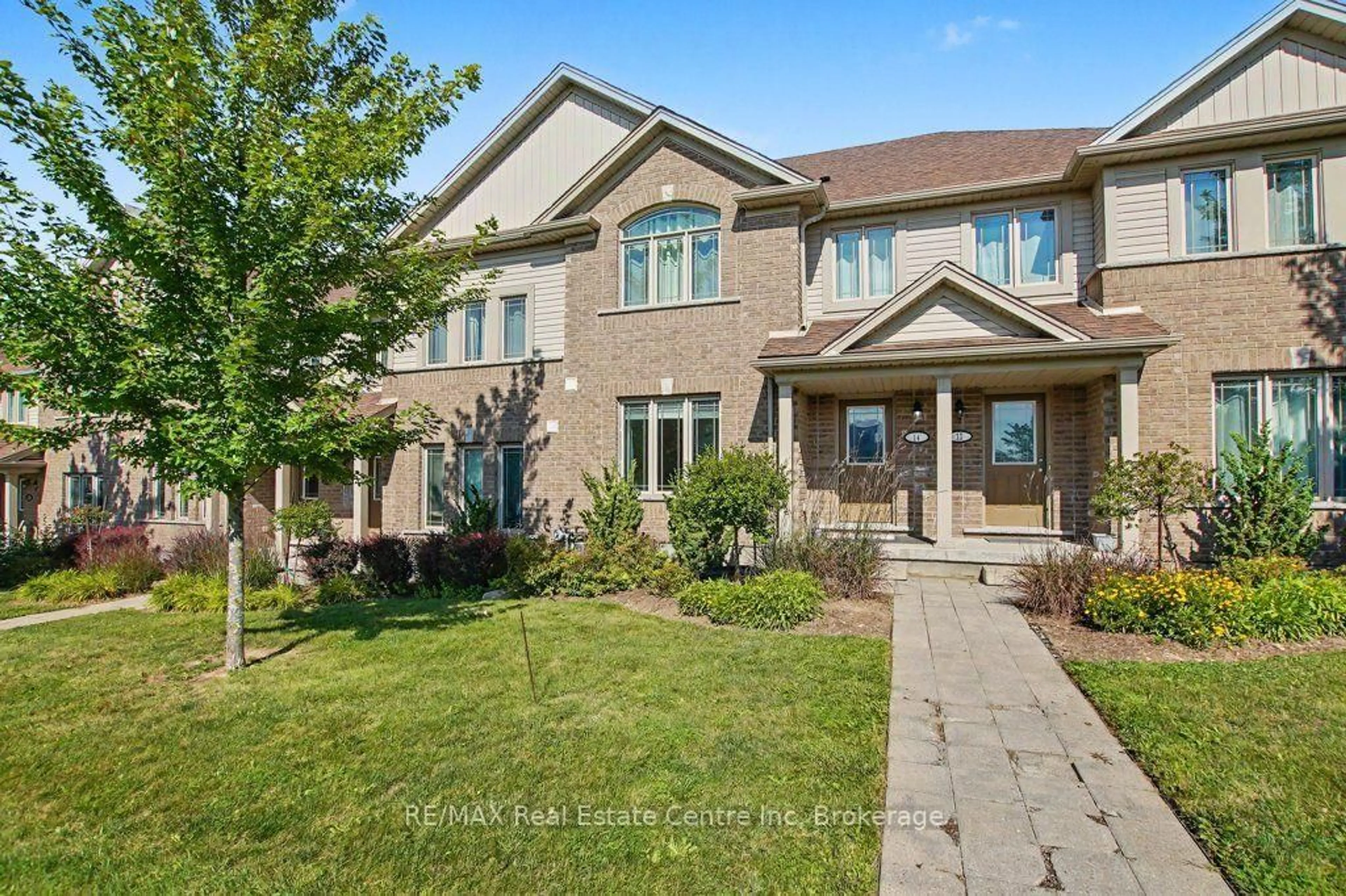 Home with brick exterior material, street for 14 Amos Dr #14, Guelph Ontario N1L 0M2