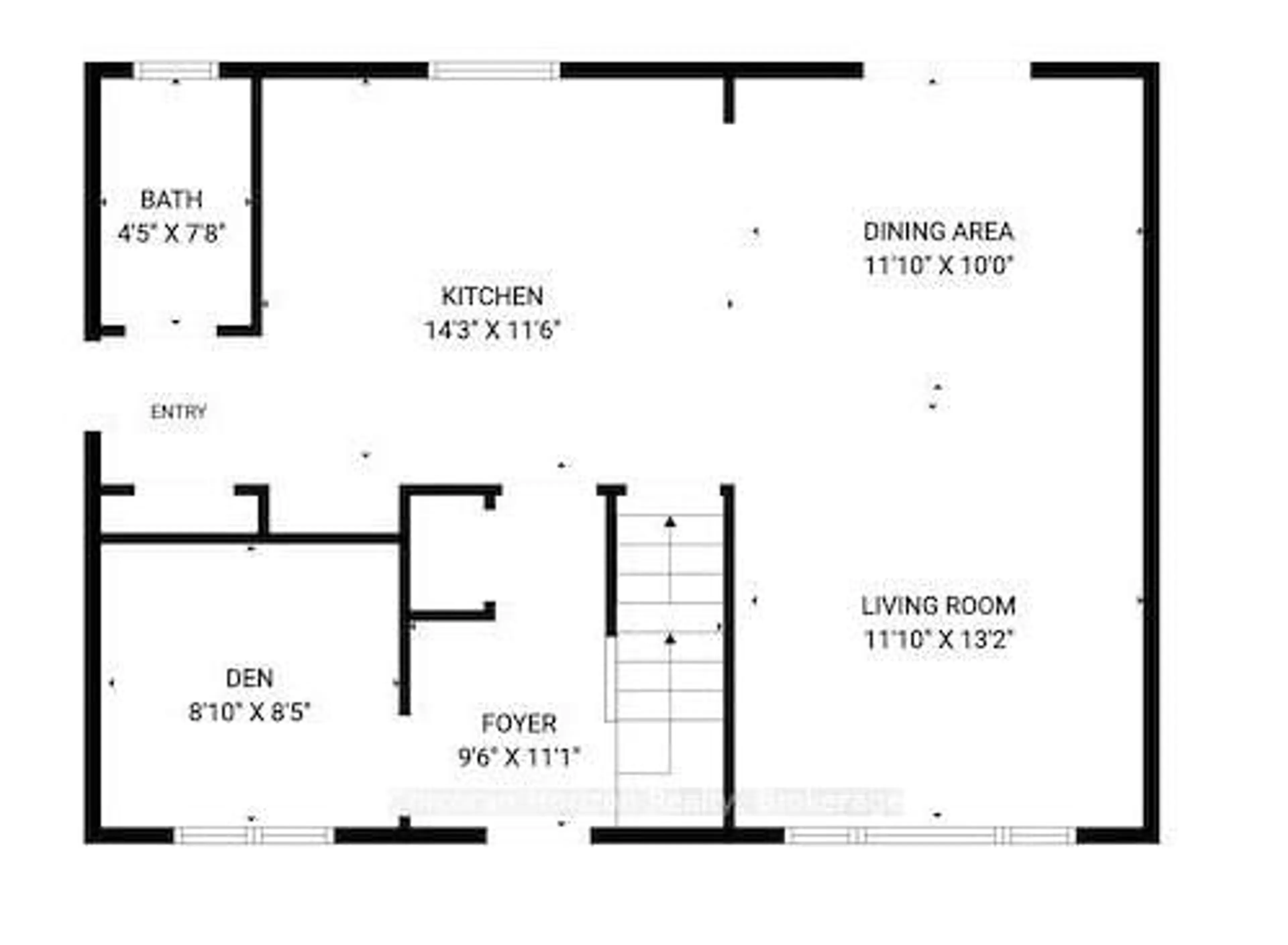 Floor plan for 43 Wyngate Ave, Hamilton Ontario L8G 1T3