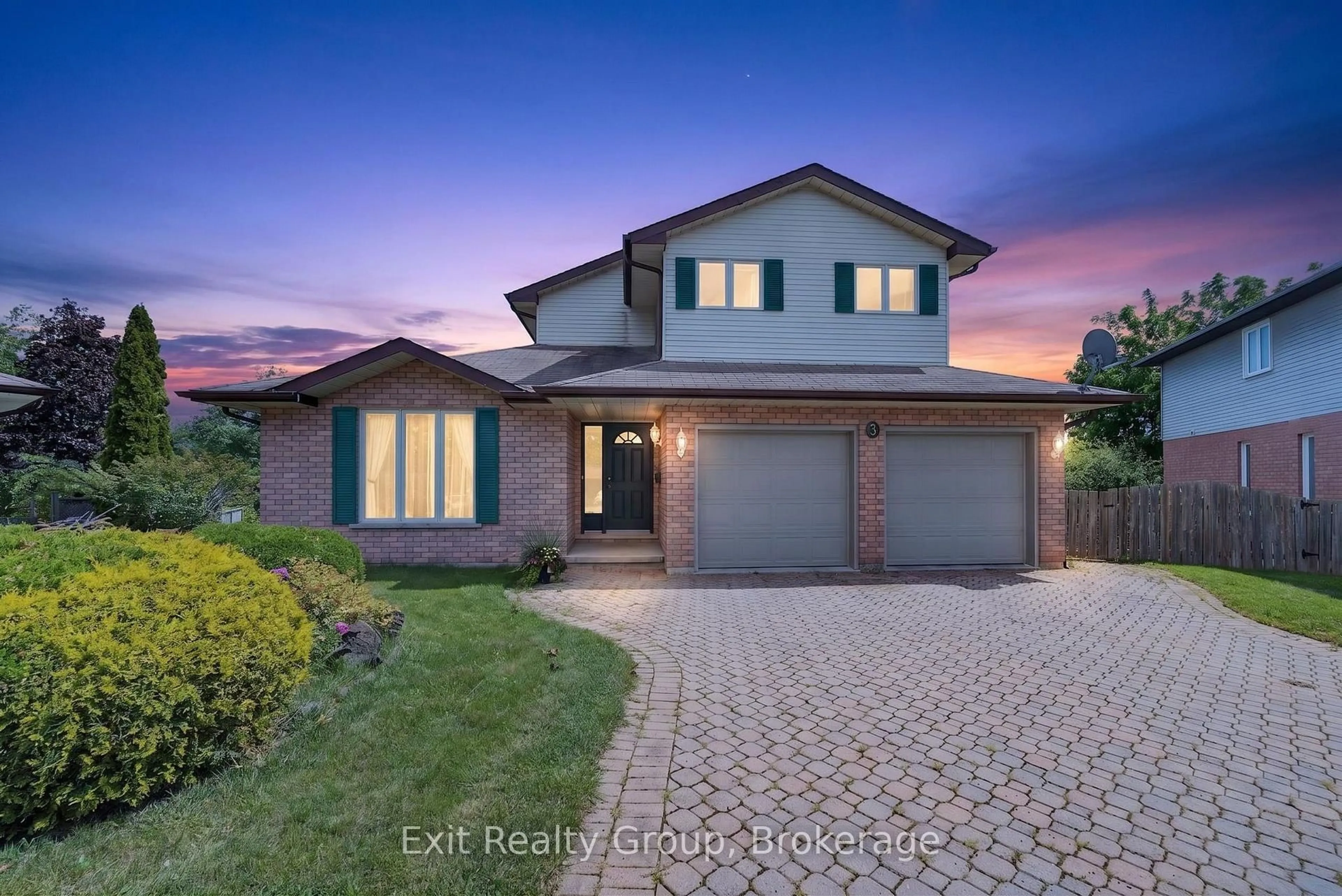 Home with brick exterior material, street for 3 Fleming Rd, Quinte West Ontario K8V 6P6