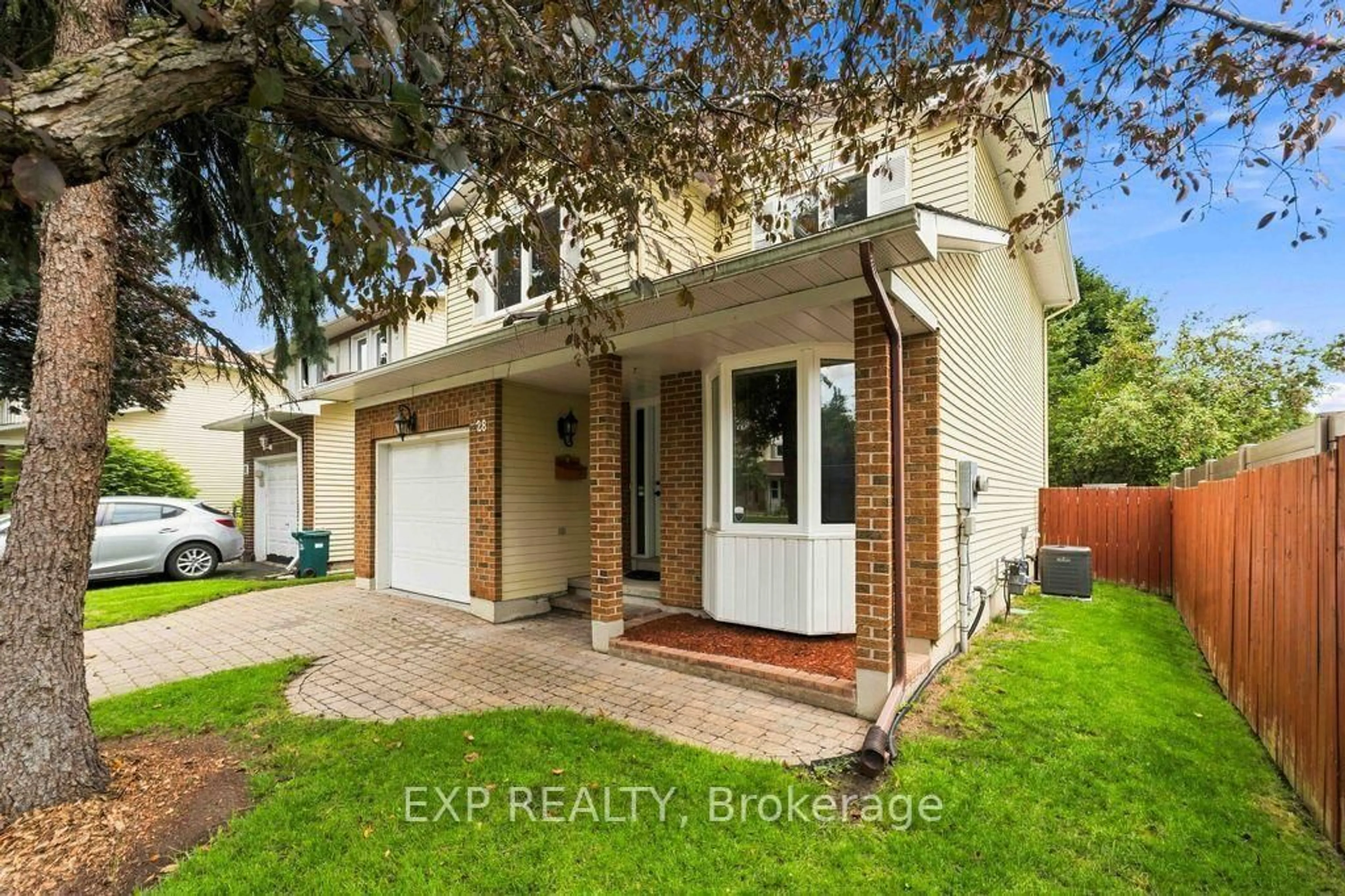 Home with brick exterior material, street for 28 Glenmoriston Ave, Ottawa Ontario K2L 2S2