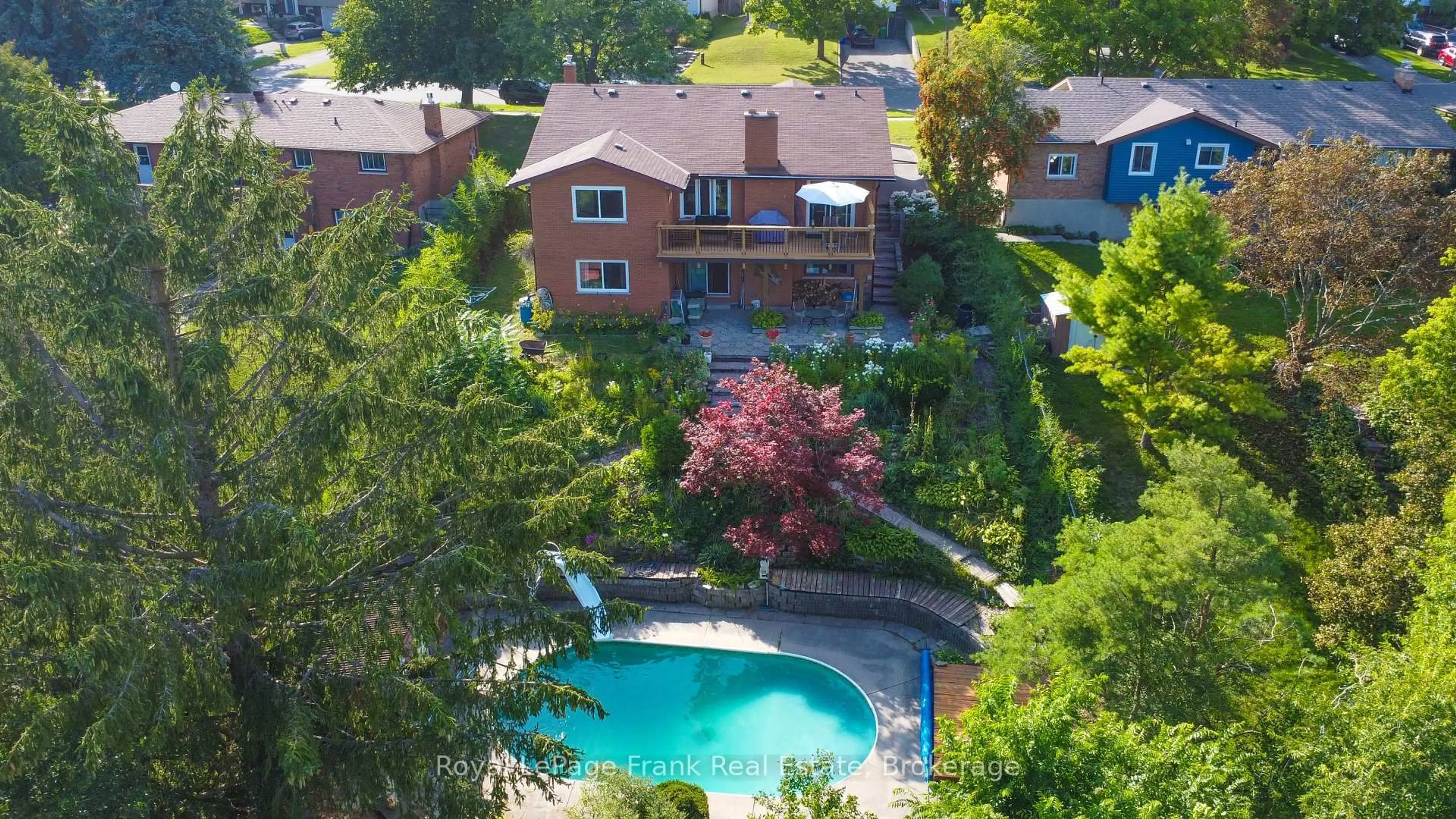 A pic from outside/outdoor area/front of a property/back of a property/a pic from drone, water/lake/river/ocean view for 1561 Cherryhill Rd, Peterborough Ontario K9K 1A7