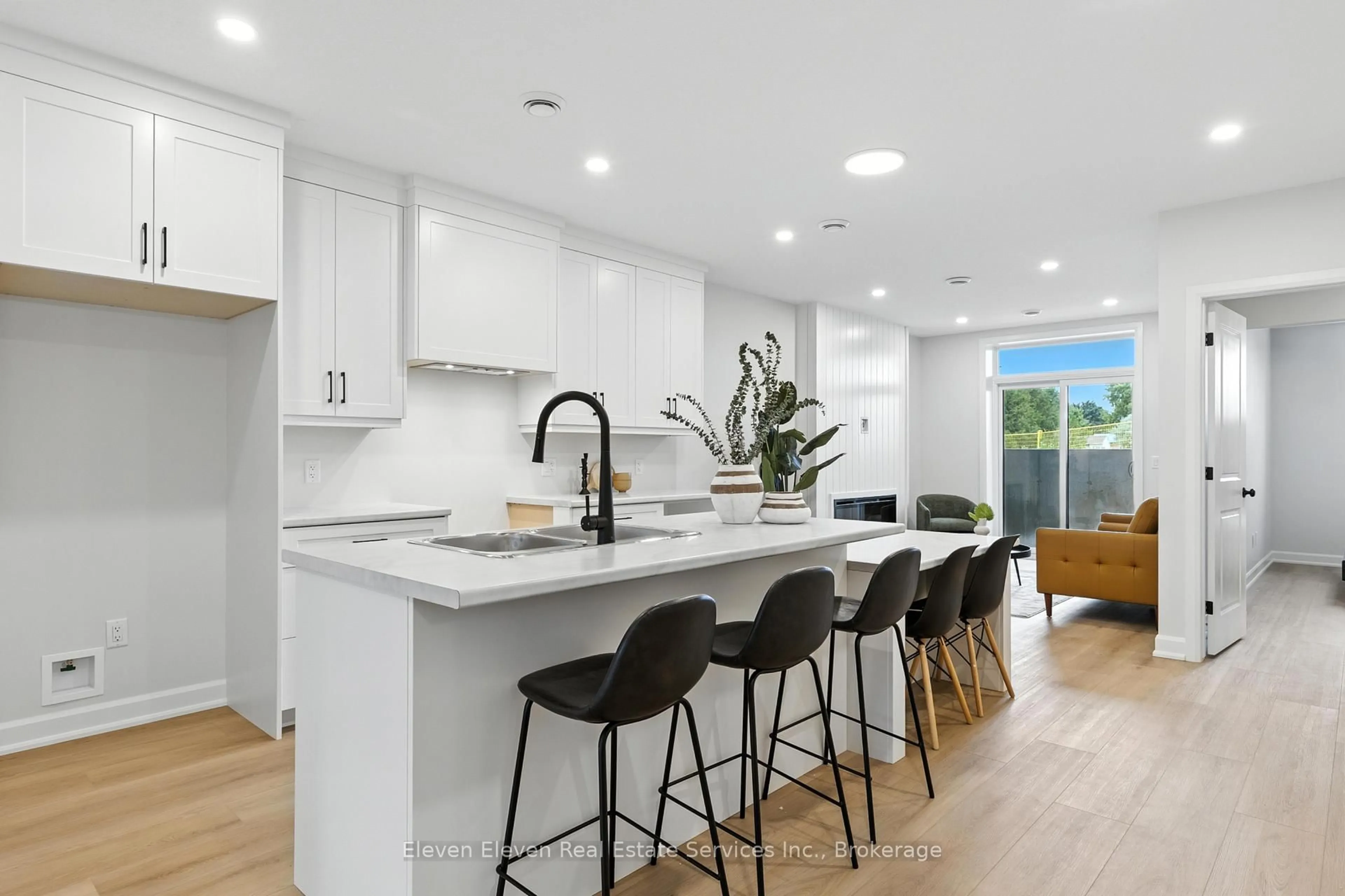 Open concept kitchen, ceramic/tile floor for 440 Wellington St #12, Wellington North Ontario N0G 2L2