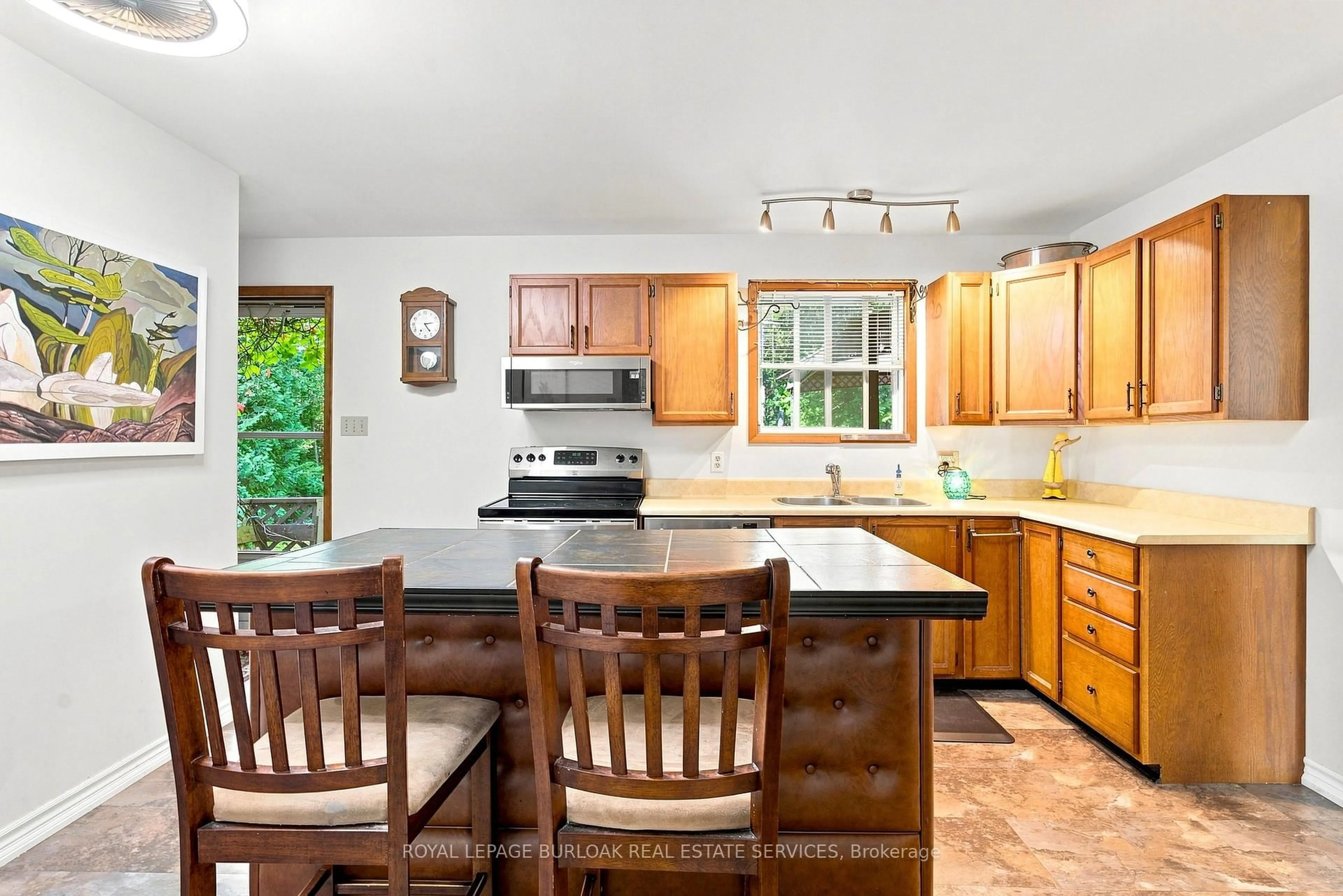 Open concept kitchen, ceramic/tile floor for 2 Marine Dr, Blind River Ontario P0R 1B0