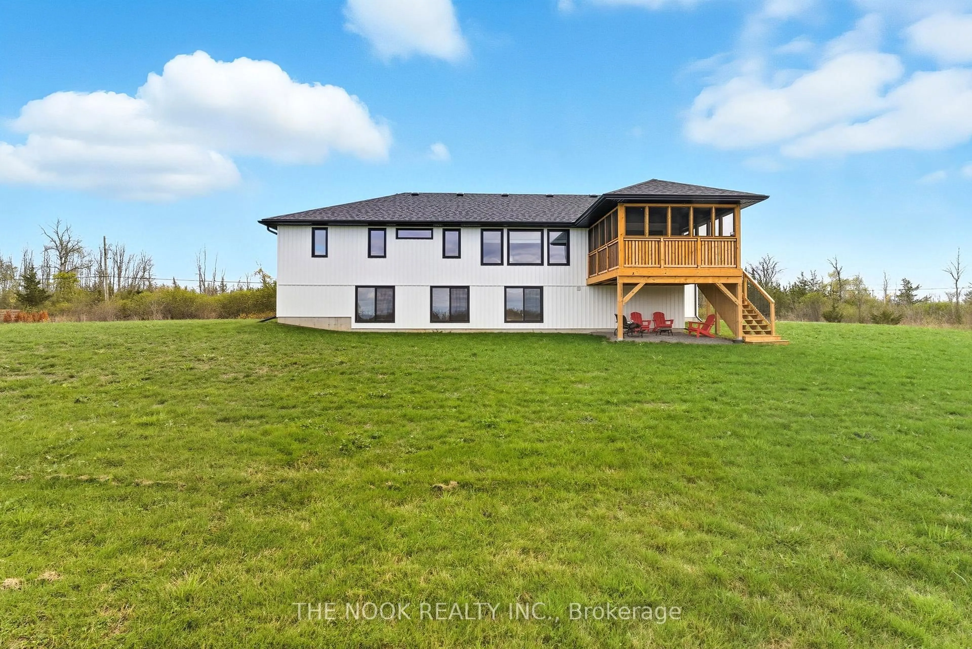 A pic from outside/outdoor area/front of a property/back of a property/a pic from drone, unknown for 3557 Blessington Rd, Shannonville Ontario K0K 2N0