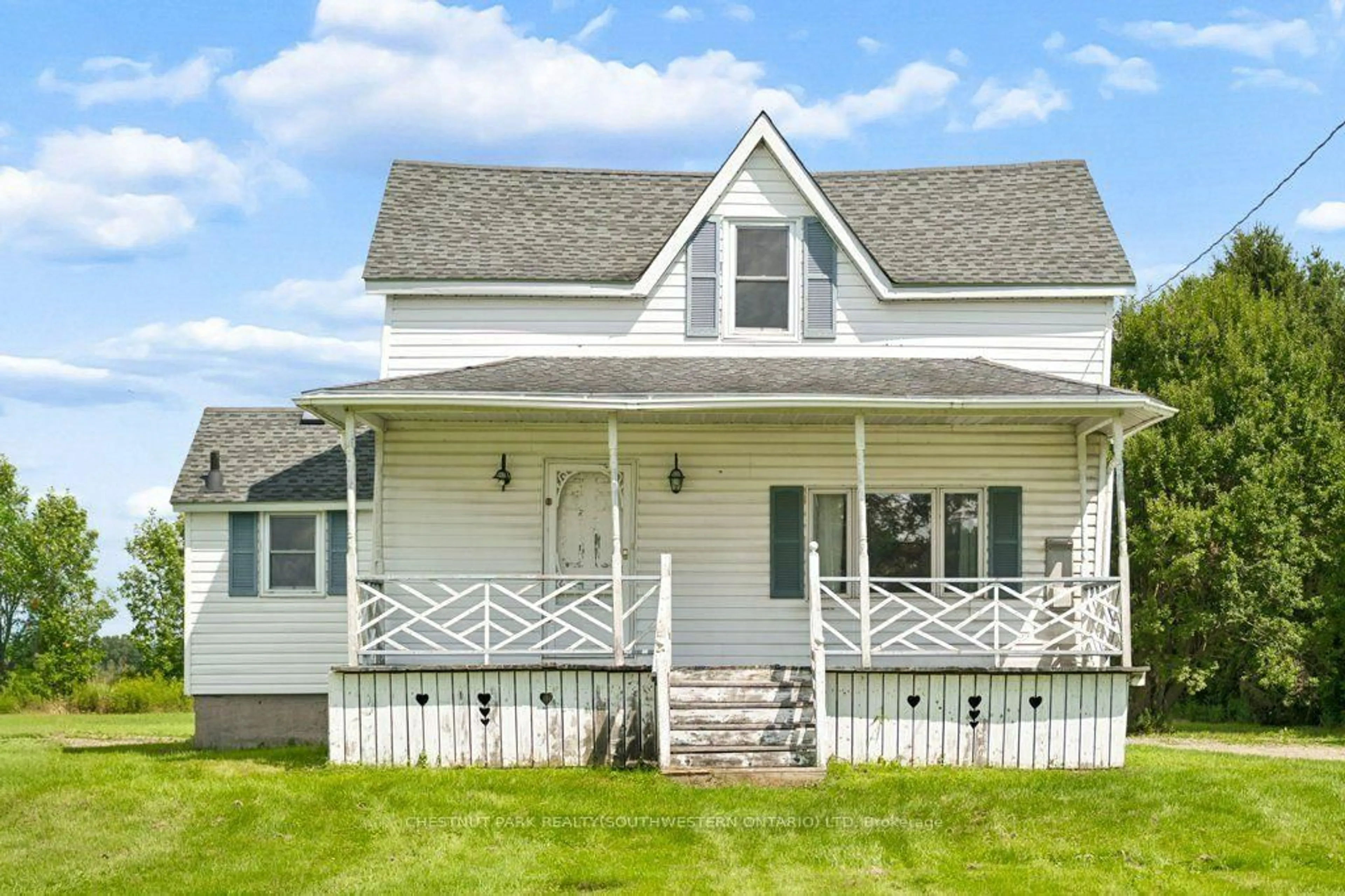 Home with vinyl exterior material, street for 5480 42 Line, West Perth Ontario N0K 1N0