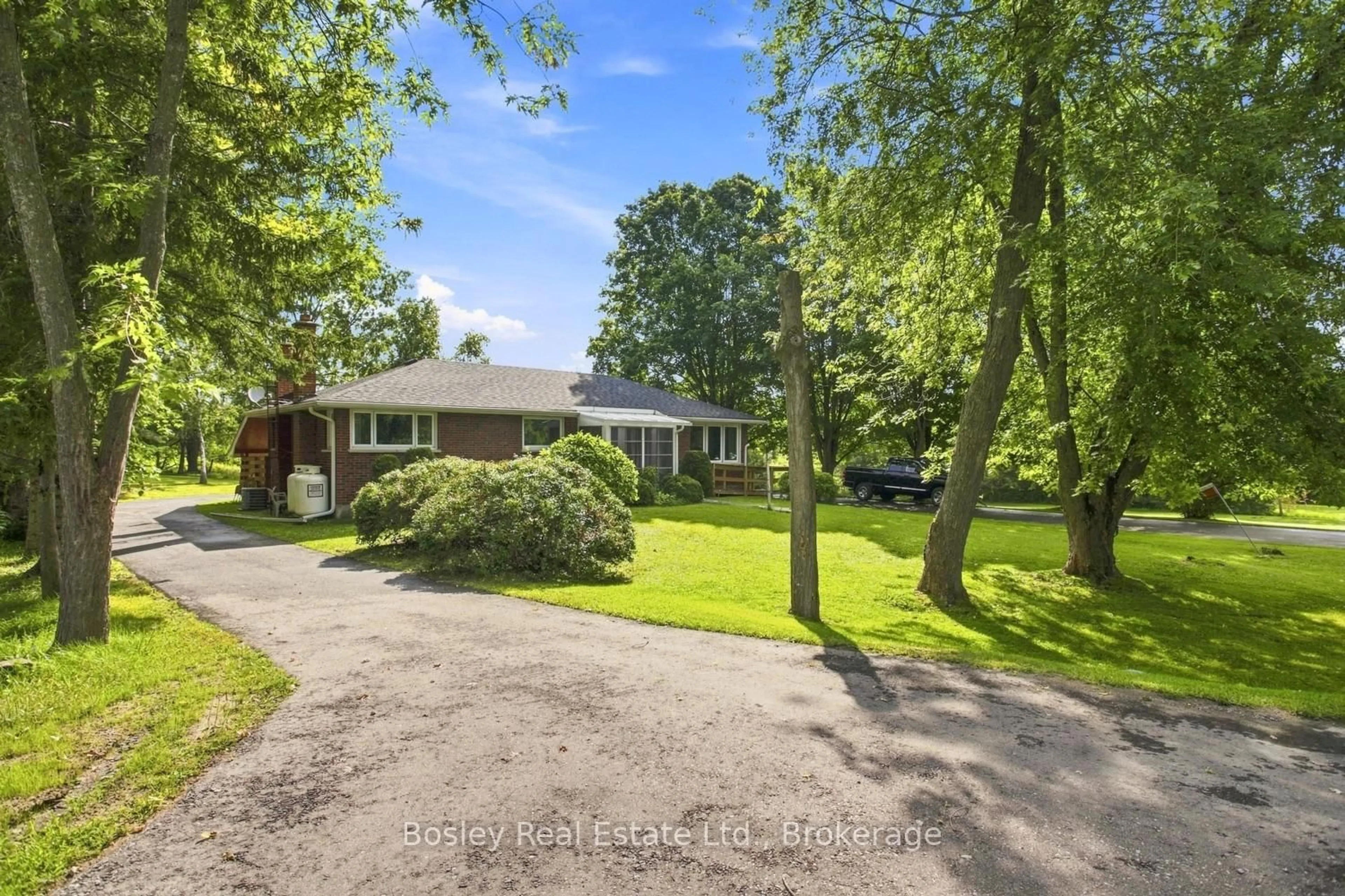 A pic from outside/outdoor area/front of a property/back of a property/a pic from drone, unknown for 3241 Harwood Rd, Hamilton Township Ontario K0K 1C0