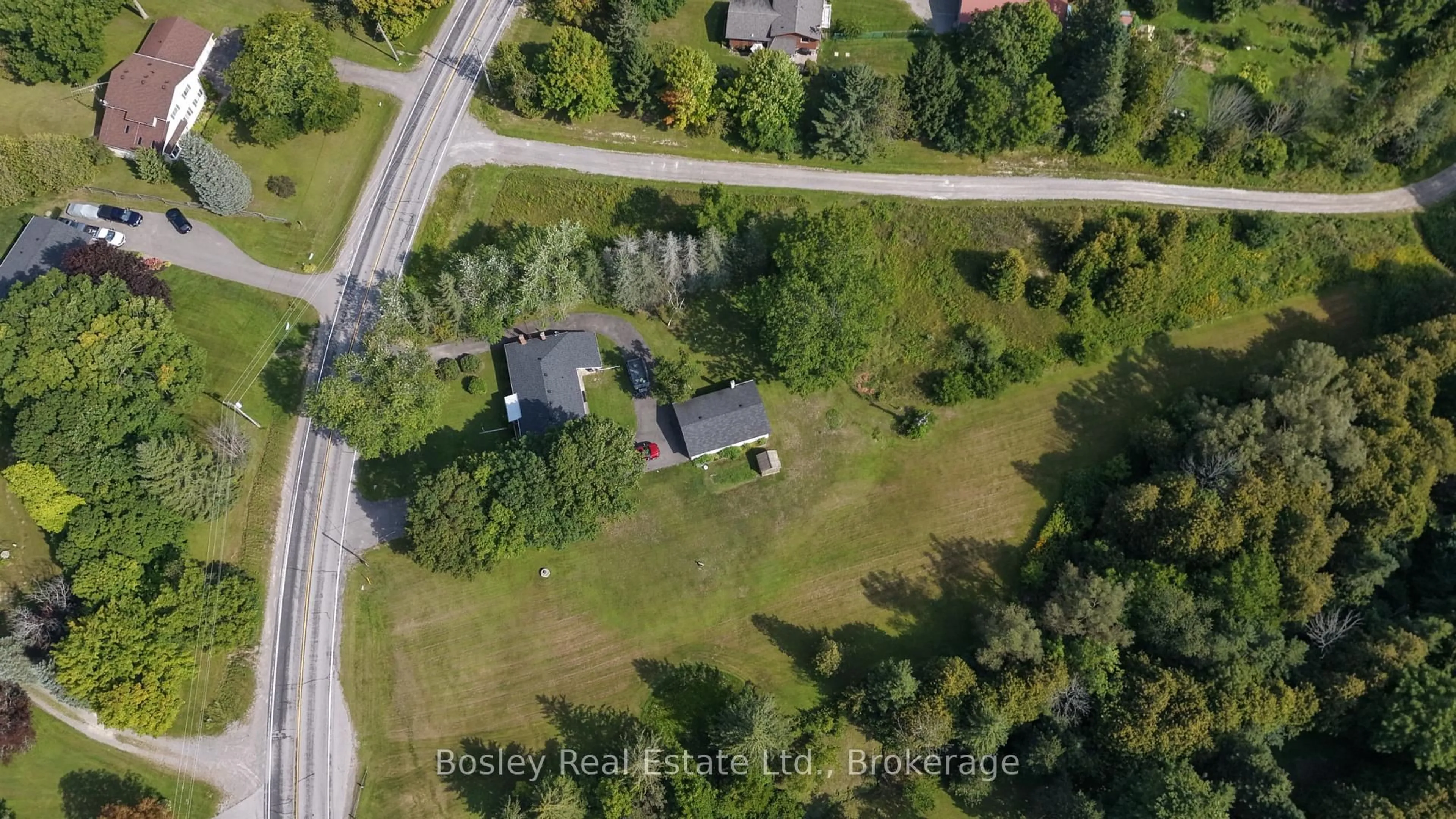 A pic from outside/outdoor area/front of a property/back of a property/a pic from drone, street for 3241 Harwood Rd, Hamilton Township Ontario K0K 1C0