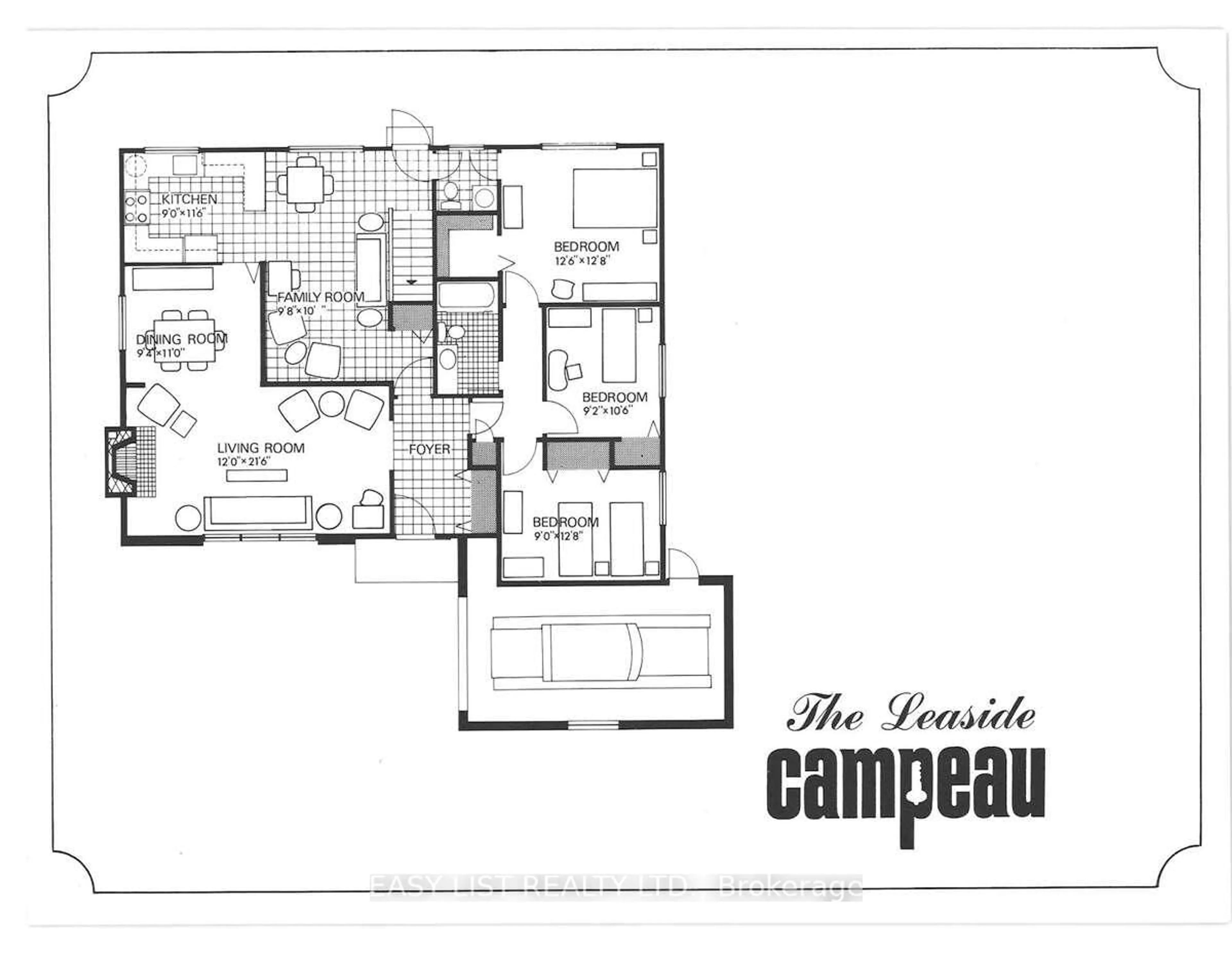 Floor plan for 2154 Dutton Cres, Ottawa Ontario K1J 6K4