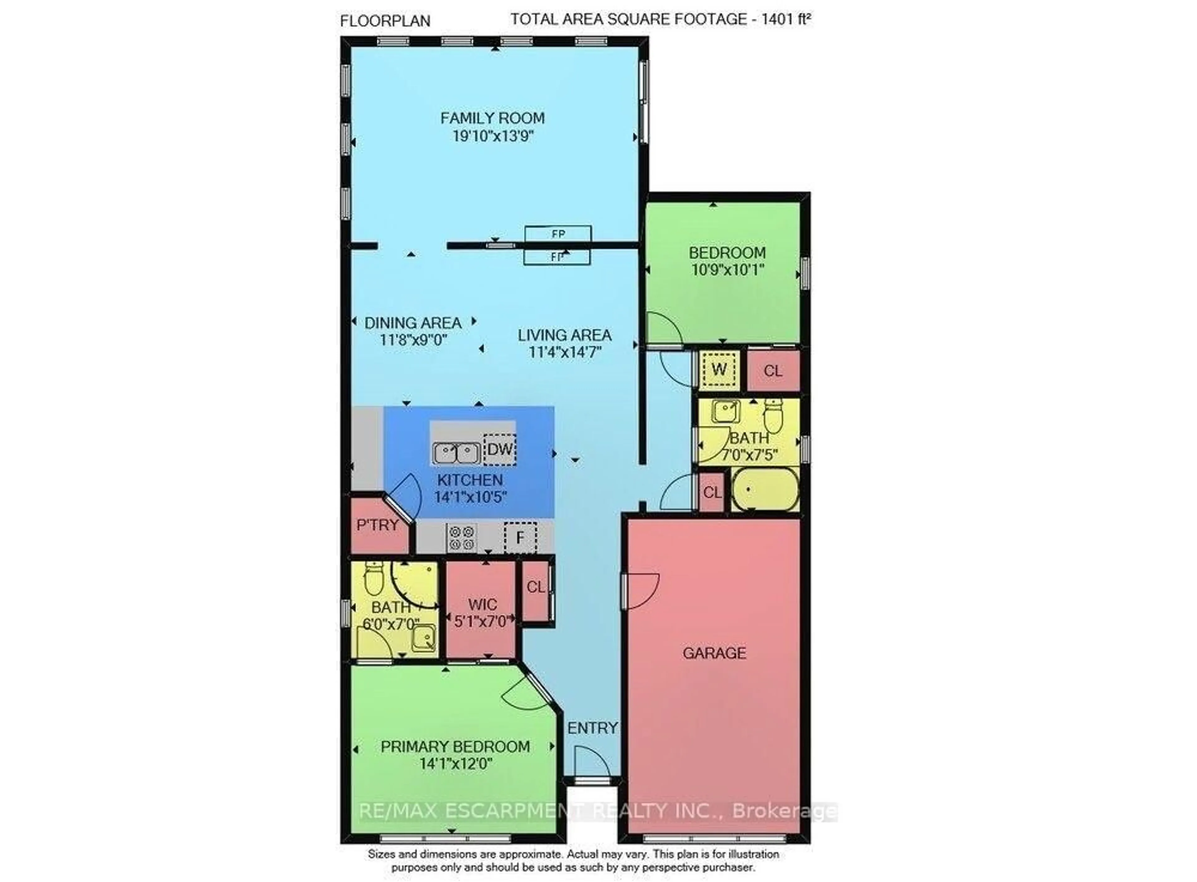 Floor plan for 3033 Townline Rd #519, Fort Erie Ontario L0S 1S1