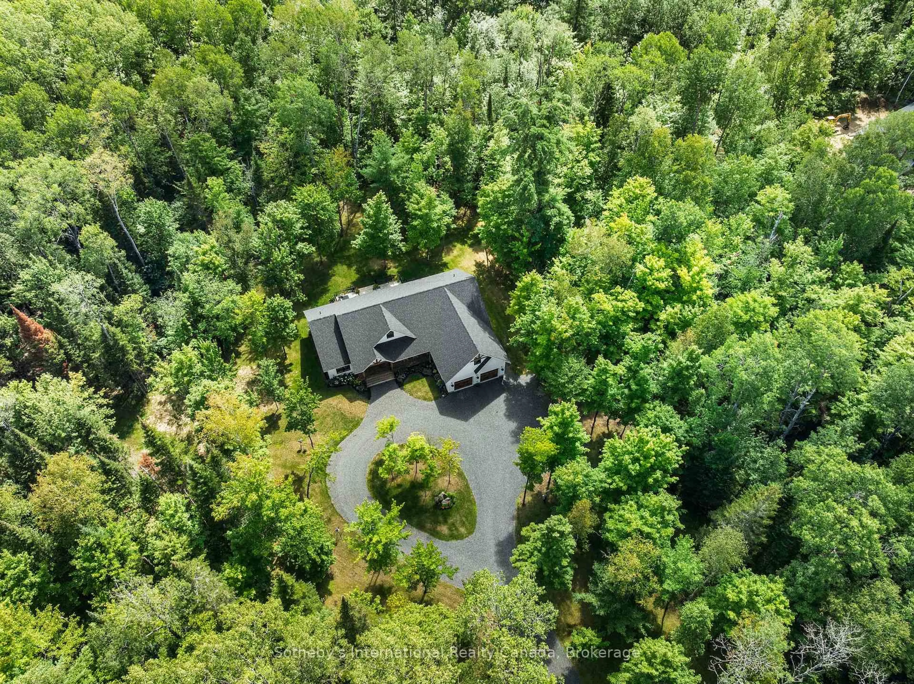 A pic from outside/outdoor area/front of a property/back of a property/a pic from drone, forest/trees view for 187 Bay Lake Rd, Perry Ontario P0A 1J0