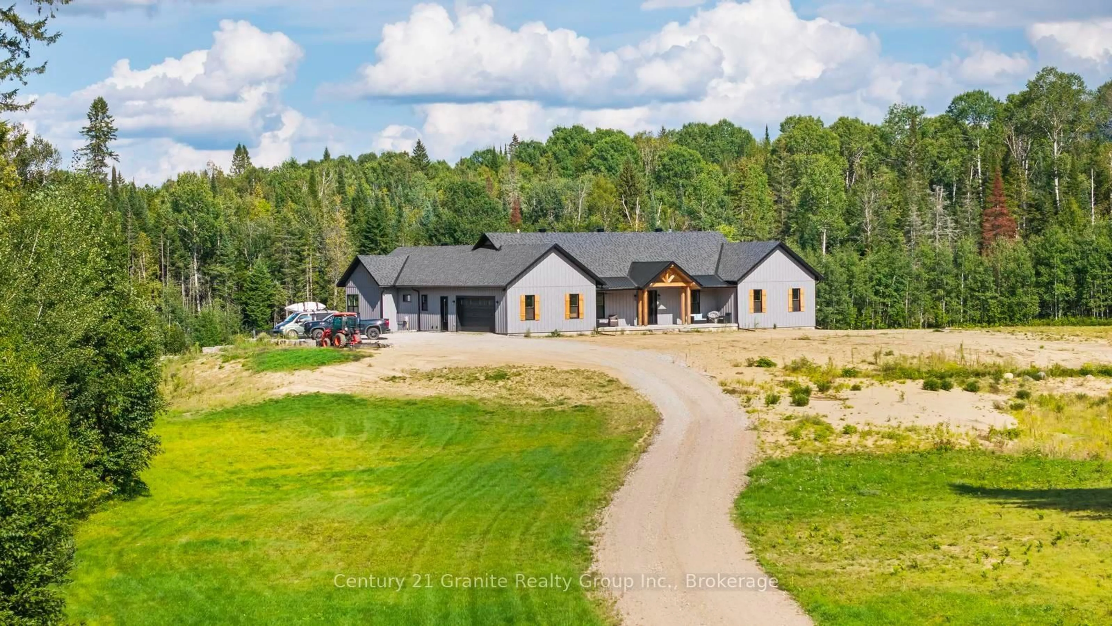 A pic from outside/outdoor area/front of a property/back of a property/a pic from drone, building for 605 Browns Rd, Boulter Ontario K0L 1G0