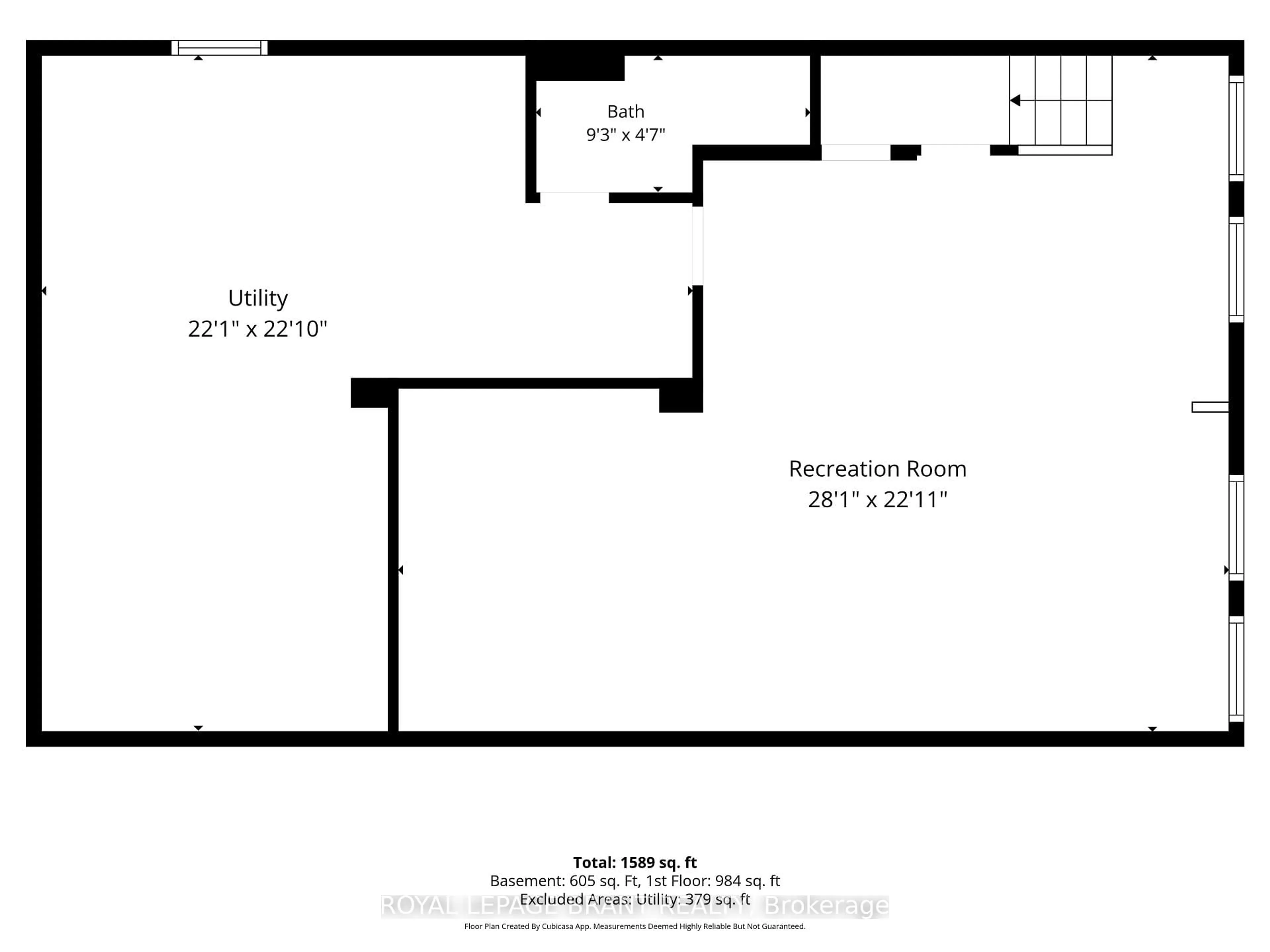 Floor plan for 7 Willowdale St, Brant Ontario N3T 5L7