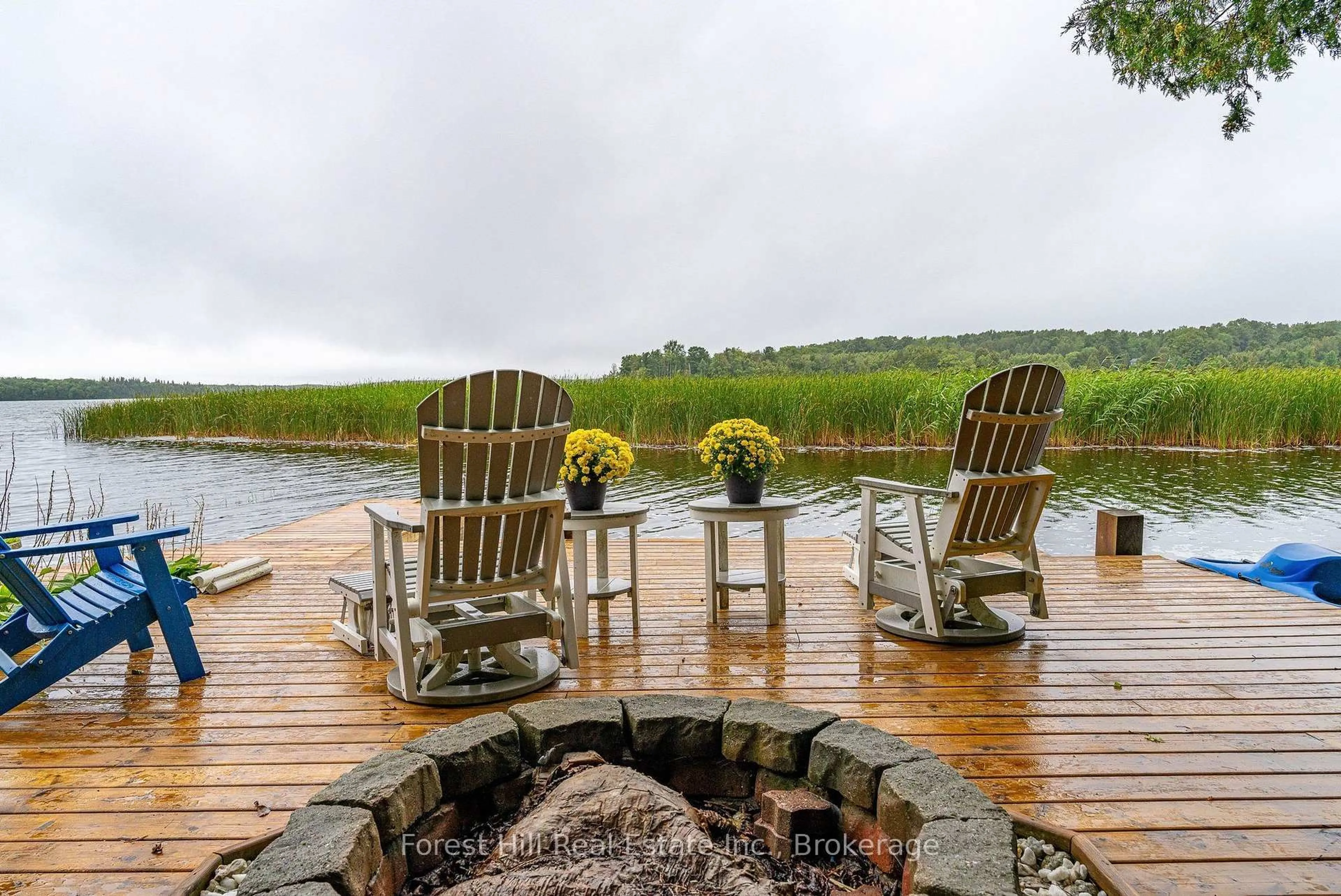 Patio, water/lake/river/ocean view for 218 Wiles Lane, Grey Highlands Ontario N0C 1E0