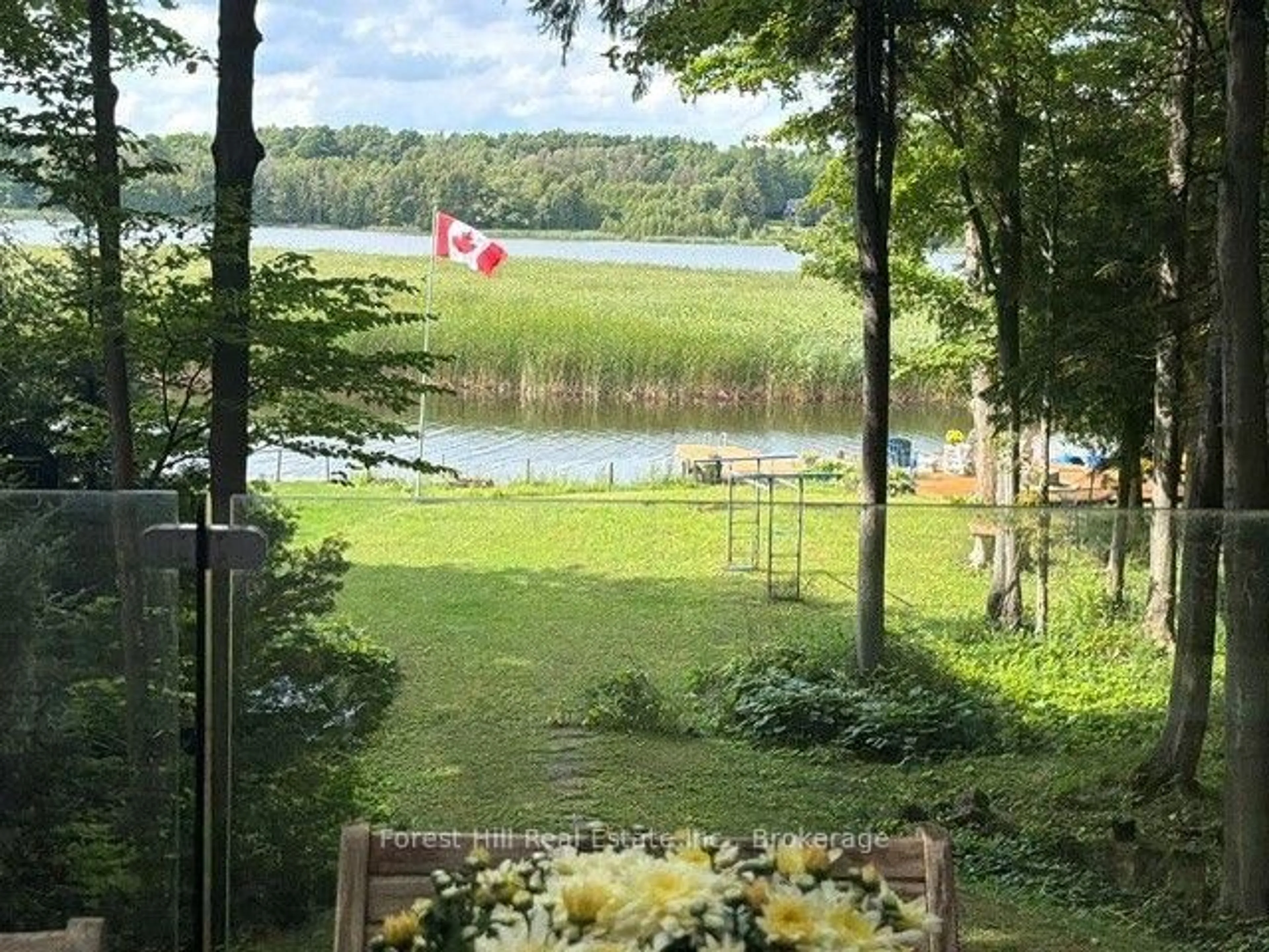 Patio, water/lake/river/ocean view for 218 Wiles Lane, Grey Highlands Ontario N0C 1E0