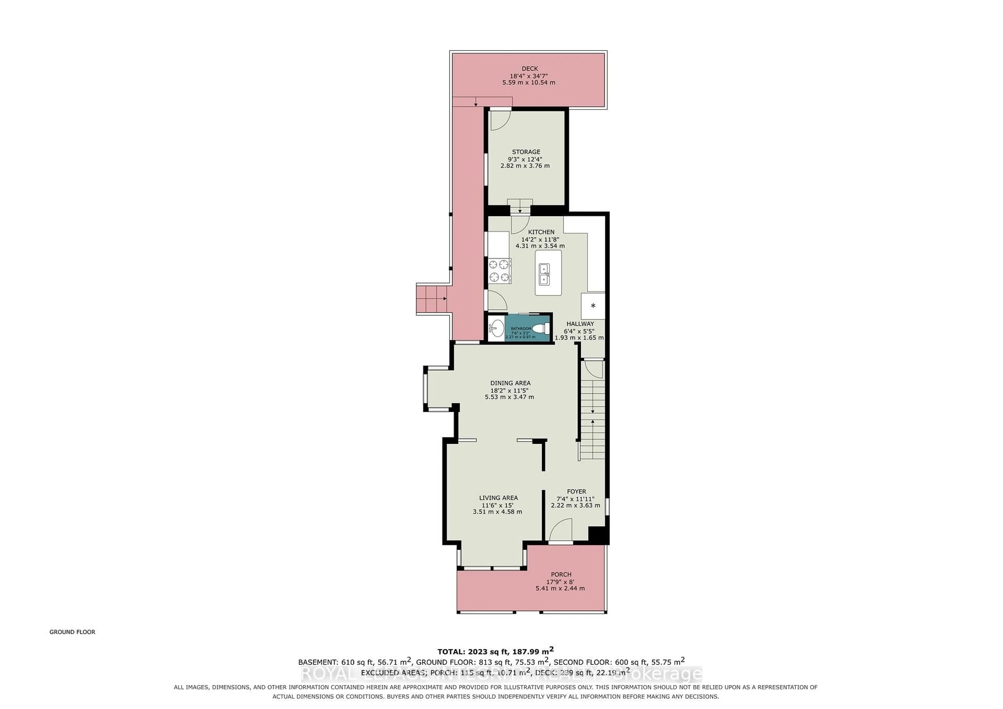 Floor plan for 42 Elmsley St, Smiths Falls Ontario K7A 3P6