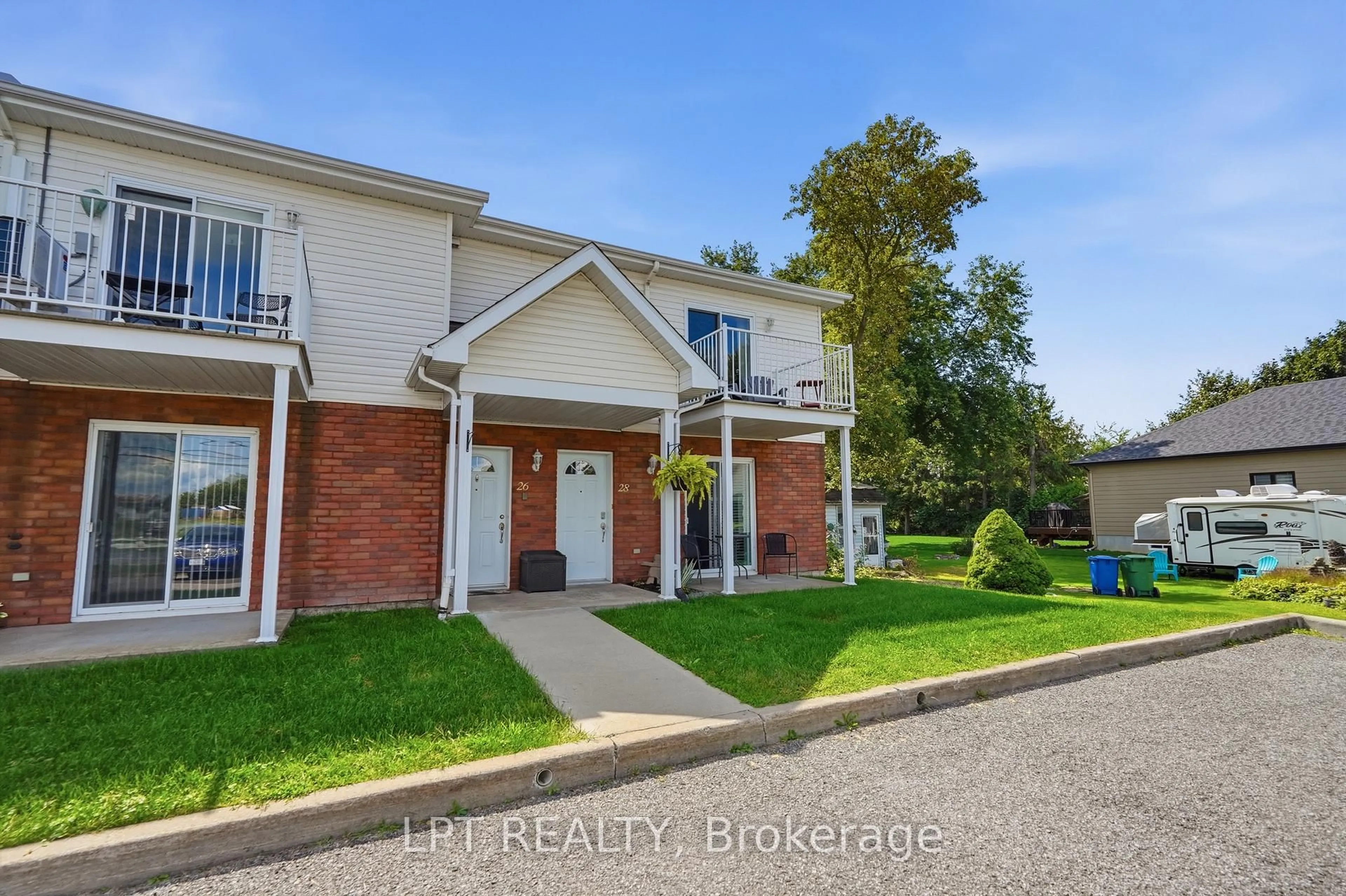 A pic from outside/outdoor area/front of a property/back of a property/a pic from drone, unknown for 26 Pendleton St #26, Champlain Ontario K0B 1R0