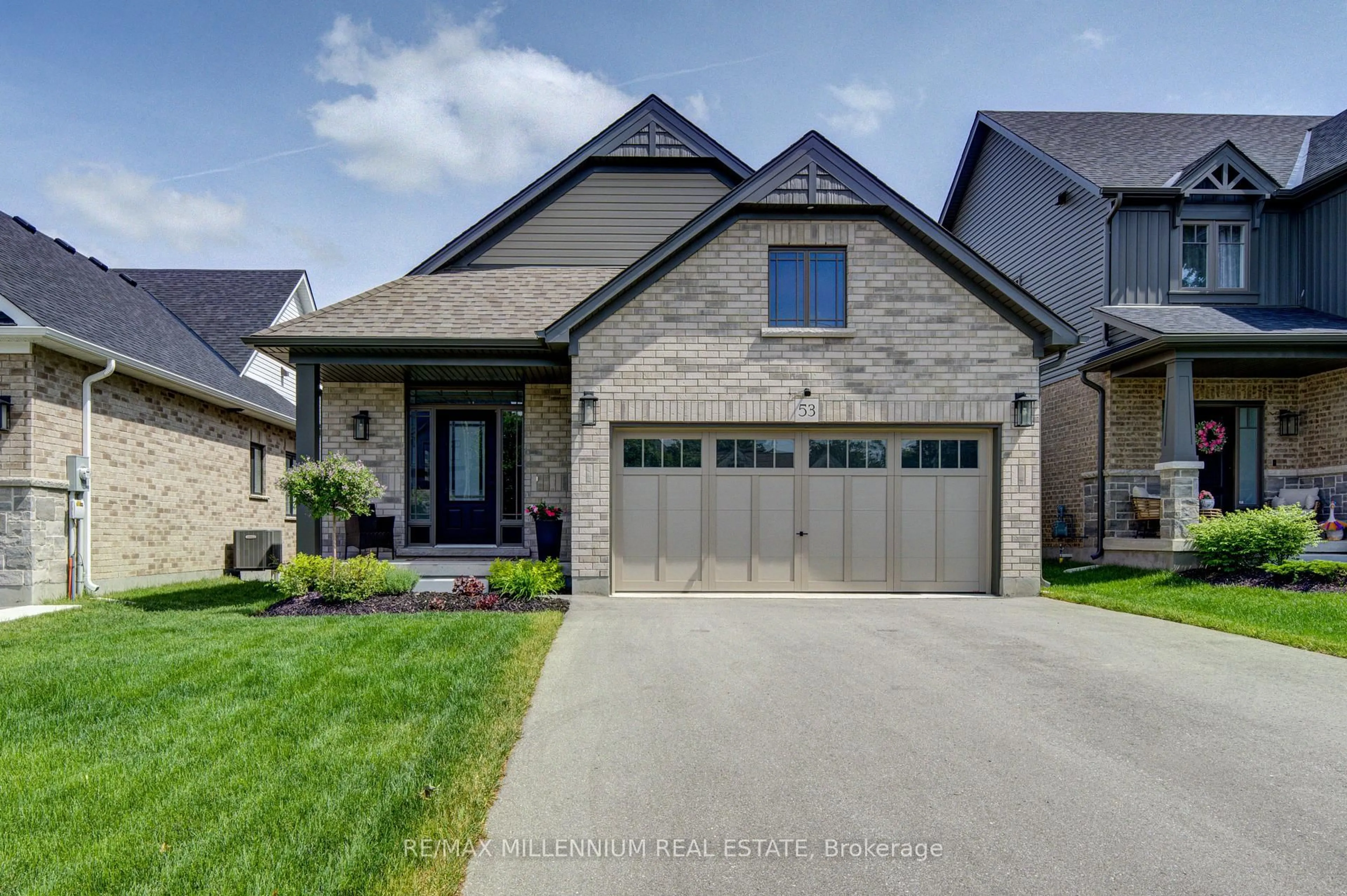 Home with brick exterior material, street for 53 Uplands Dr, Grey Highlands Ontario N0C 1H0