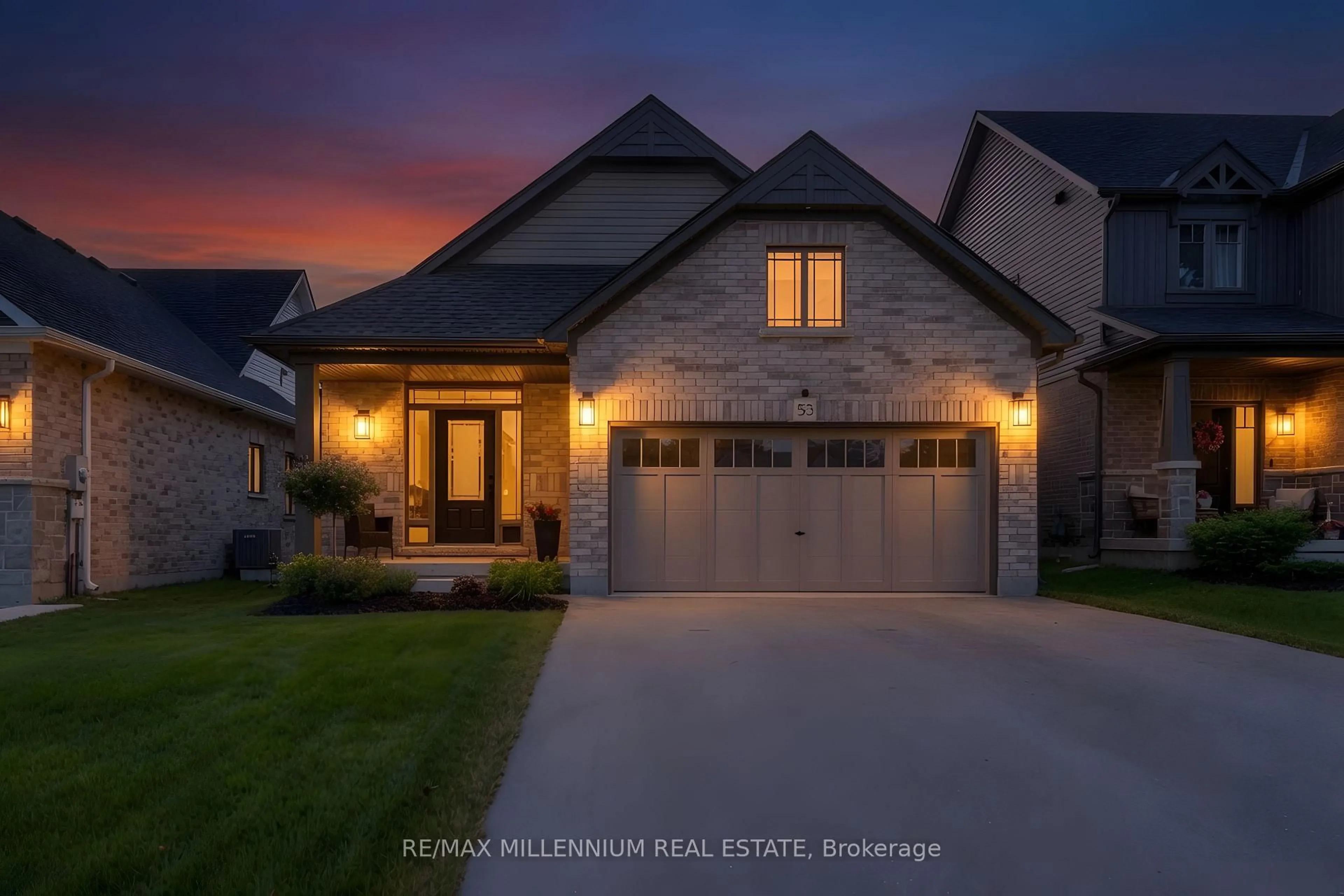 Home with brick exterior material, street for 53 Uplands Dr, Grey Highlands Ontario N0C 1H0