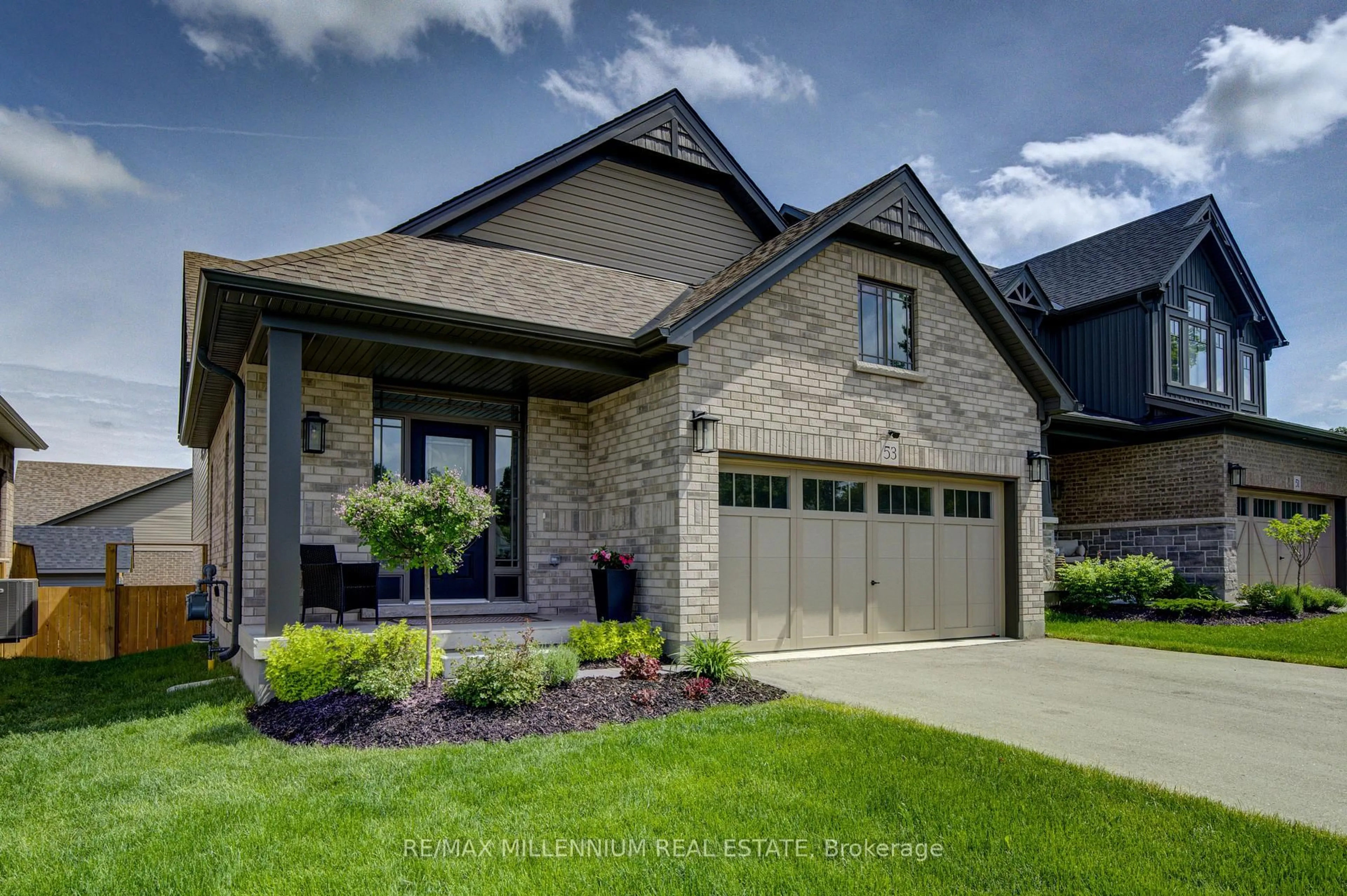 Home with brick exterior material, street for 53 Uplands Dr, Grey Highlands Ontario N0C 1H0