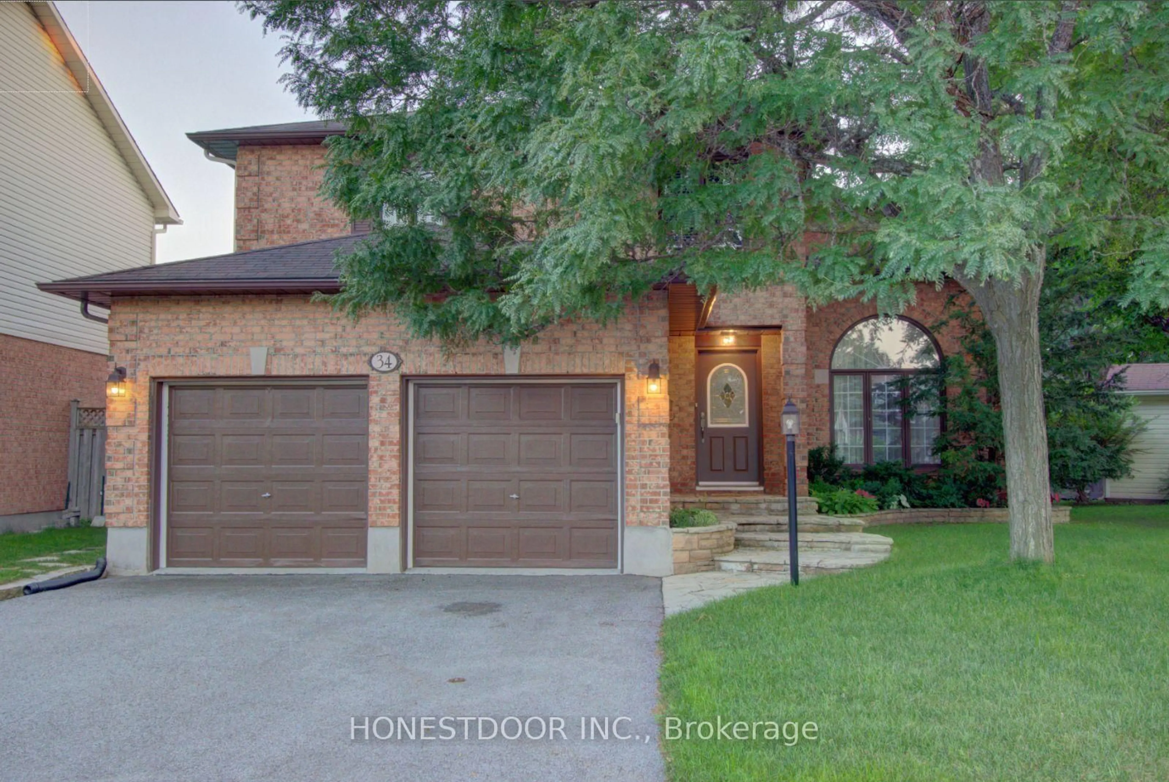 Home with brick exterior material, street for 34 Long Gate Crt, Ottawa Ontario K2J 4E7