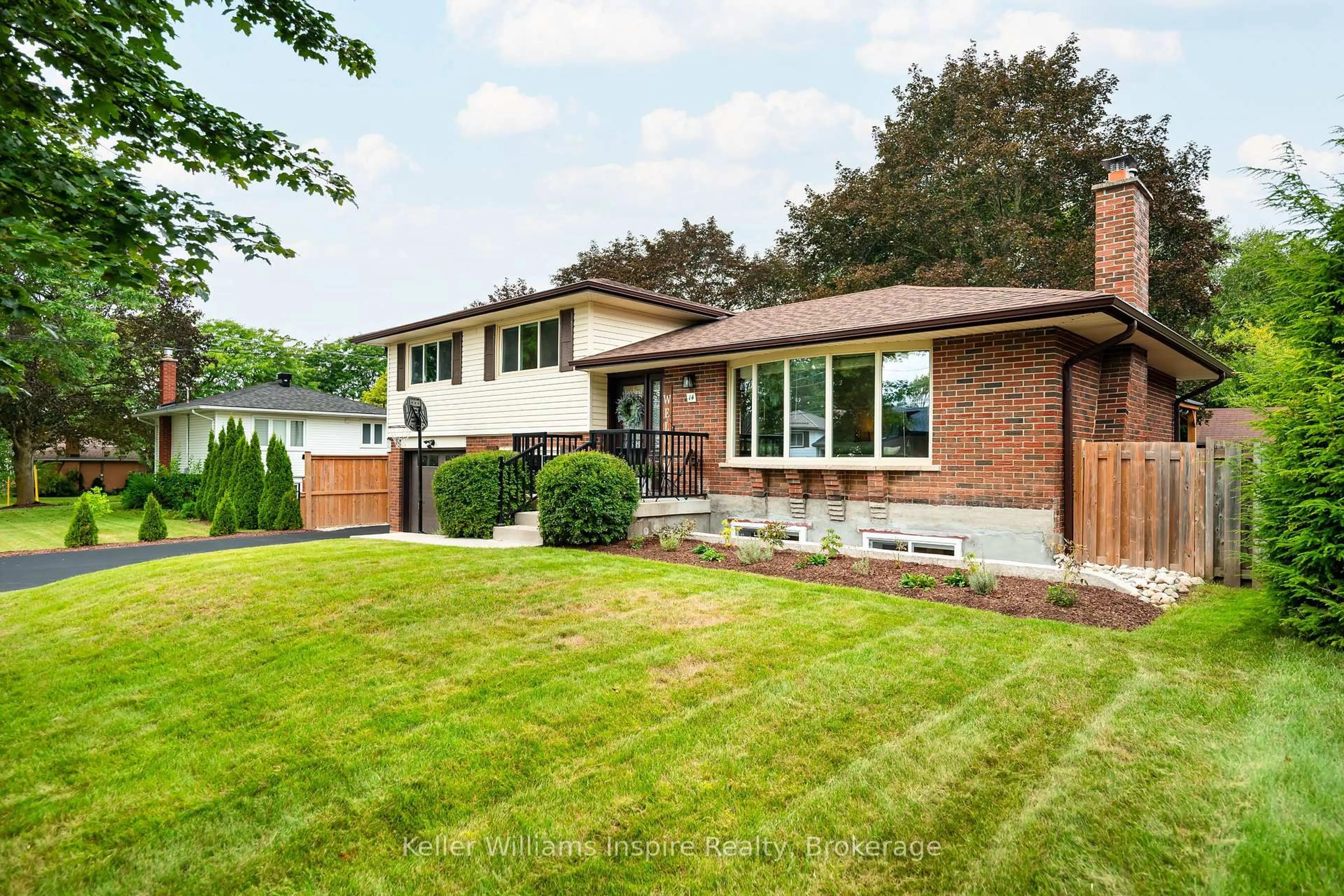 Home with brick exterior material, street for 14 CHELTONWOOD AVE., Guelph Ontario N1E 4E3