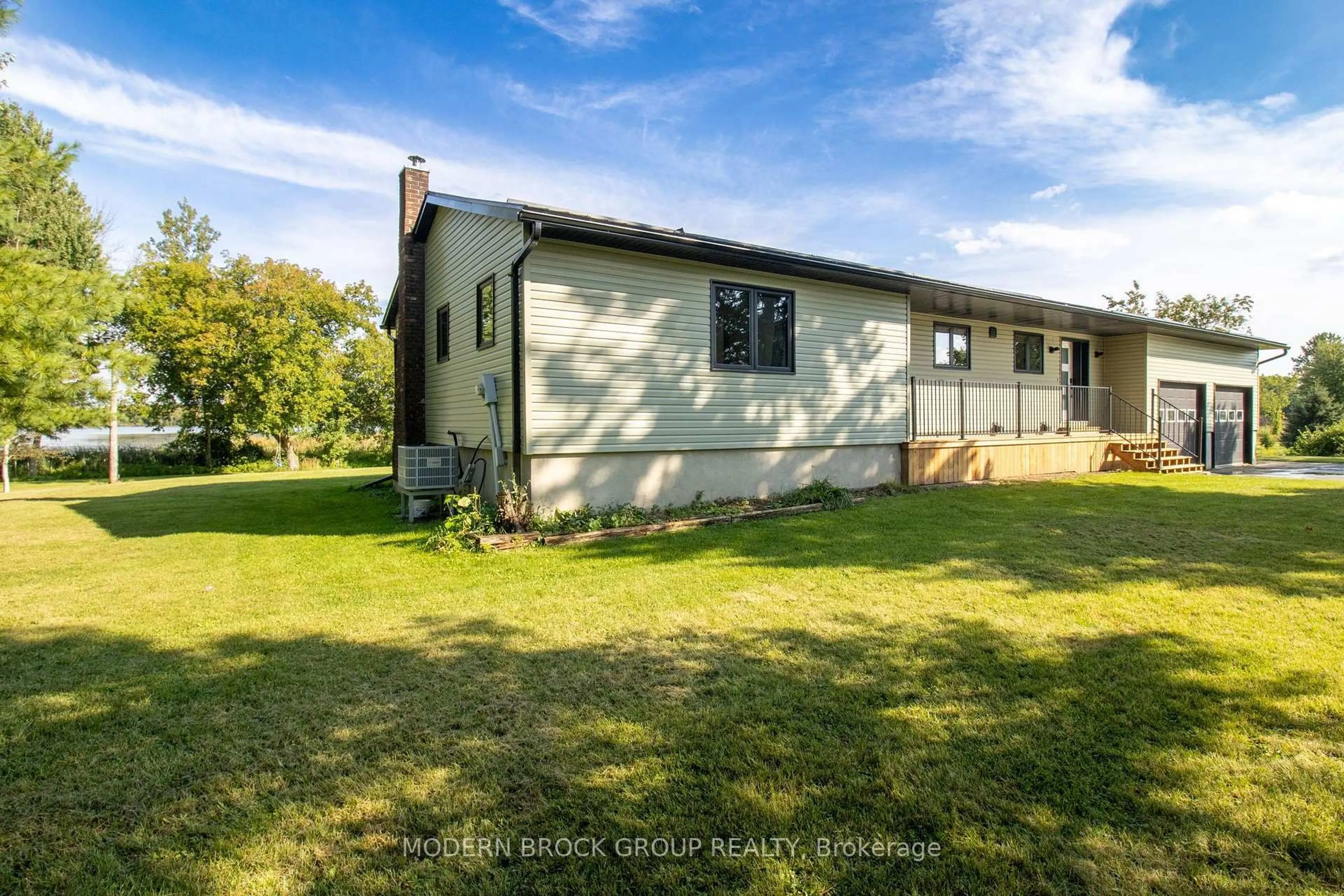 A pic from outside/outdoor area/front of a property/back of a property/a pic from drone, unknown for 75 Lake Eloida Rd, Athens Ontario K0E 1B0