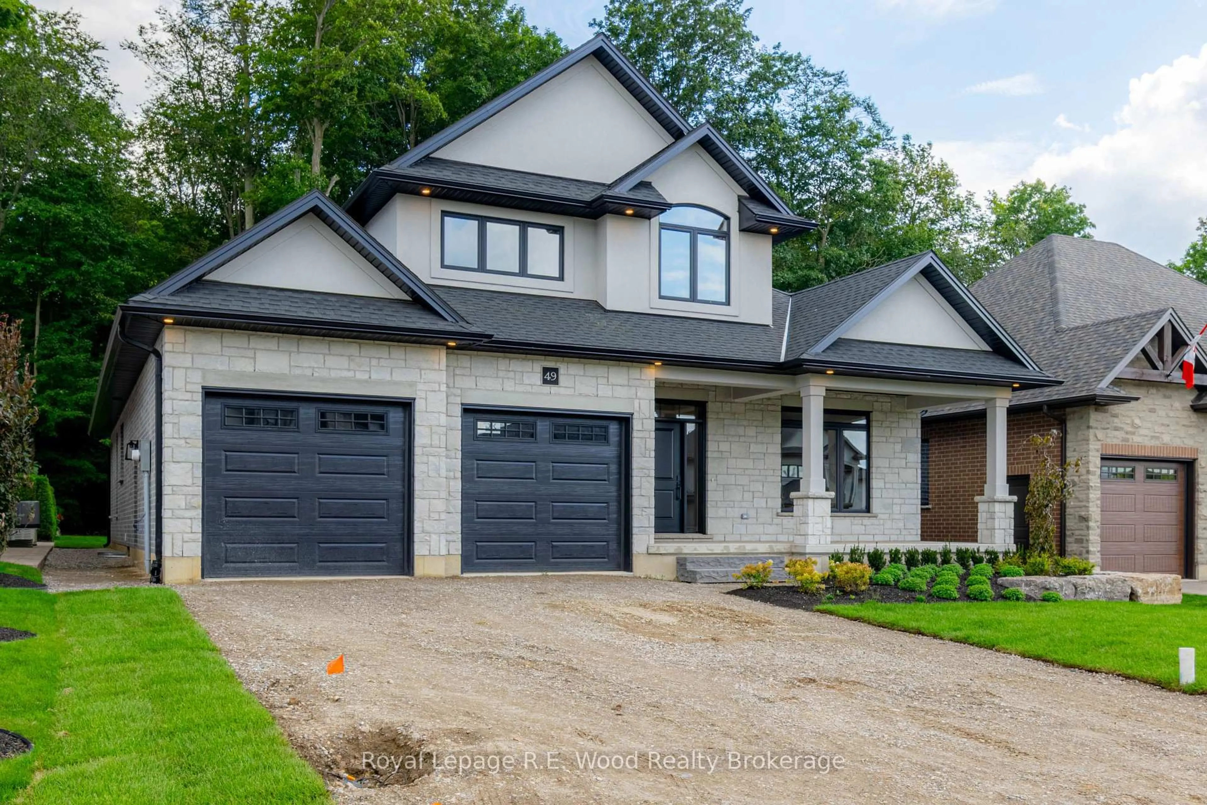 Home with brick exterior material, street for 49 Sunview Dr, Norwich Ontario N0J 1P0