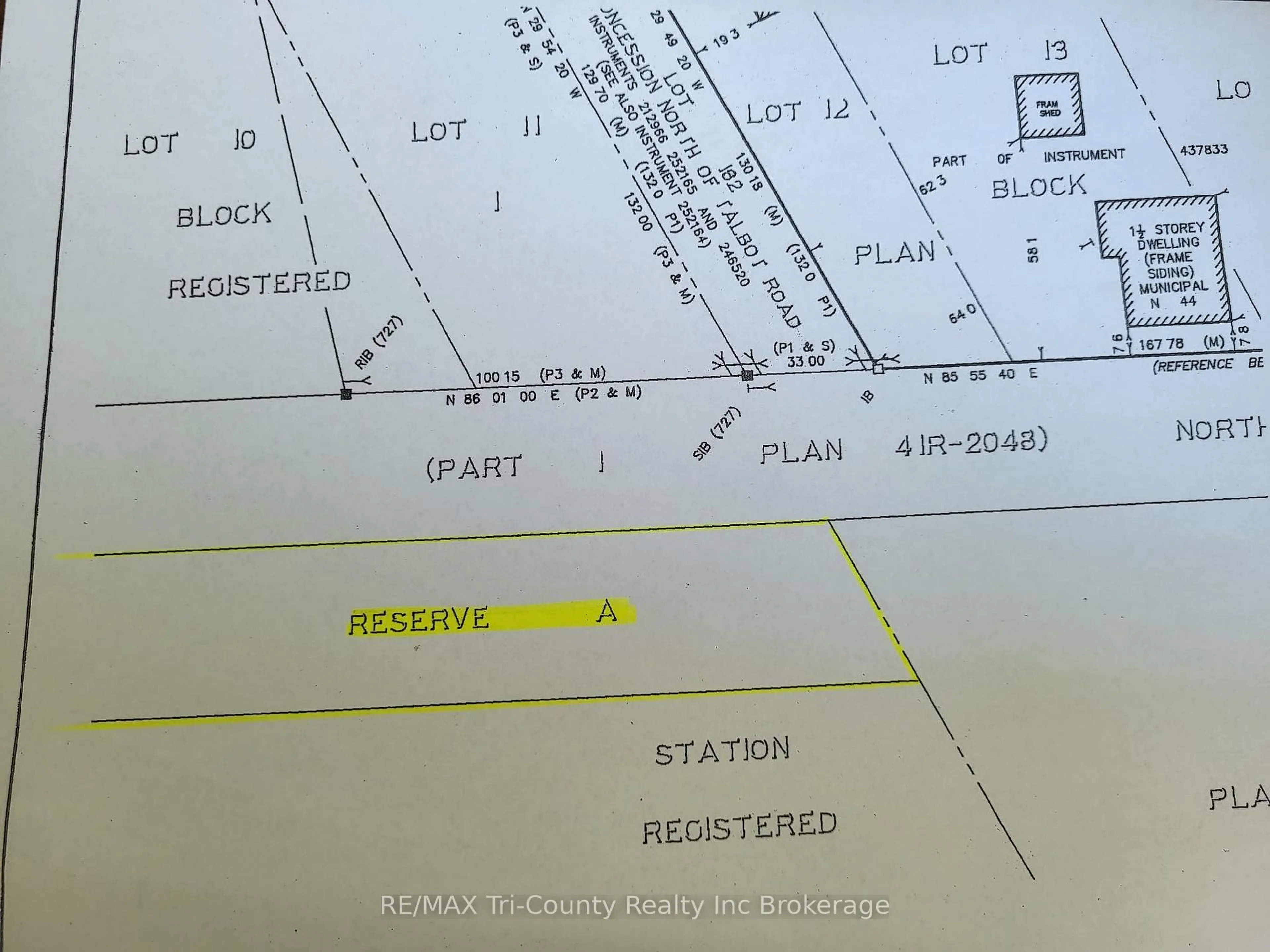 Picture of a map for 44 North St, Norfolk Ontario N0J 1E0