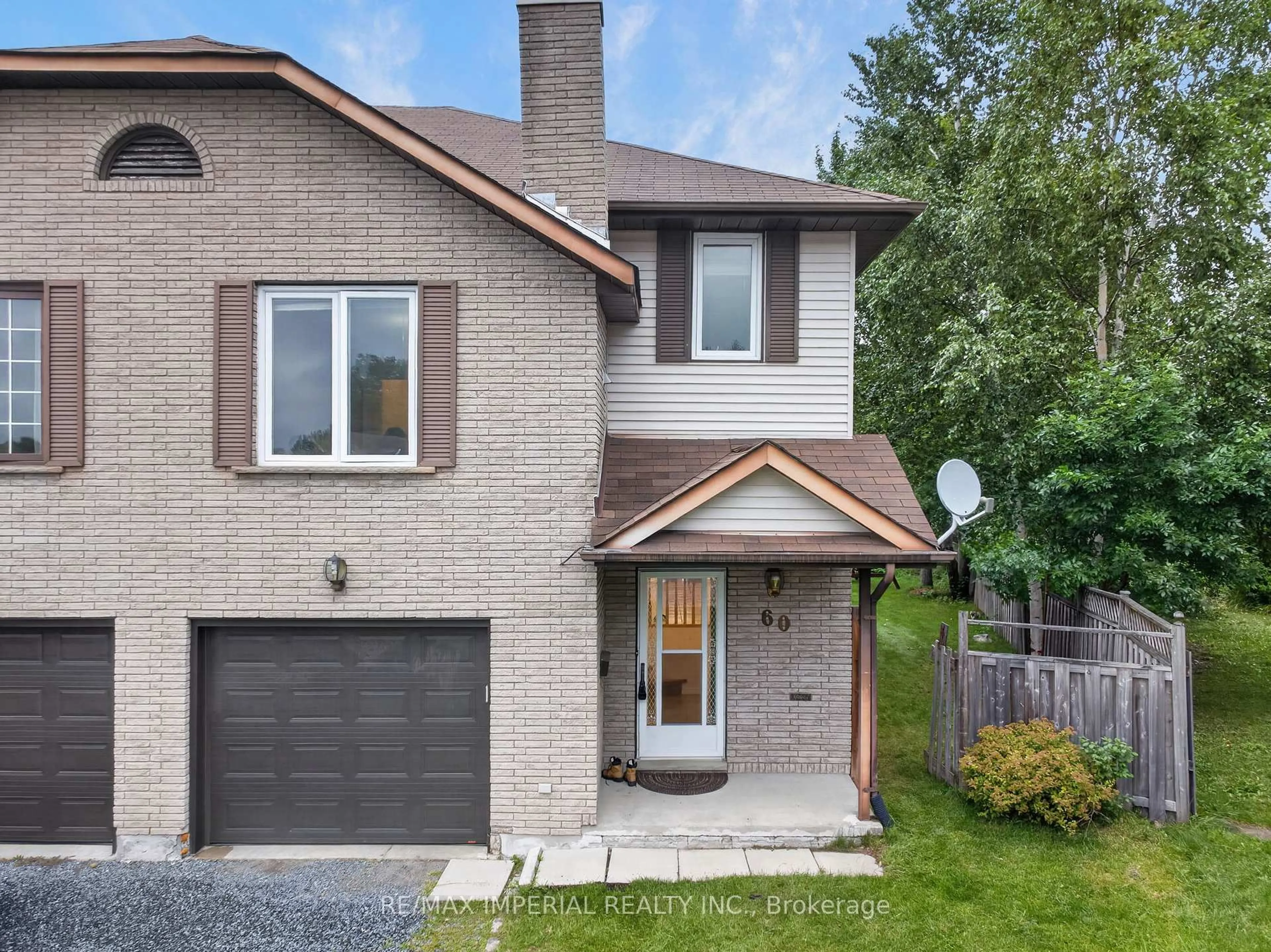 Home with brick exterior material, street for 60 Radcliff Pkwy, Greater Sudbury Ontario P3E 5Y5